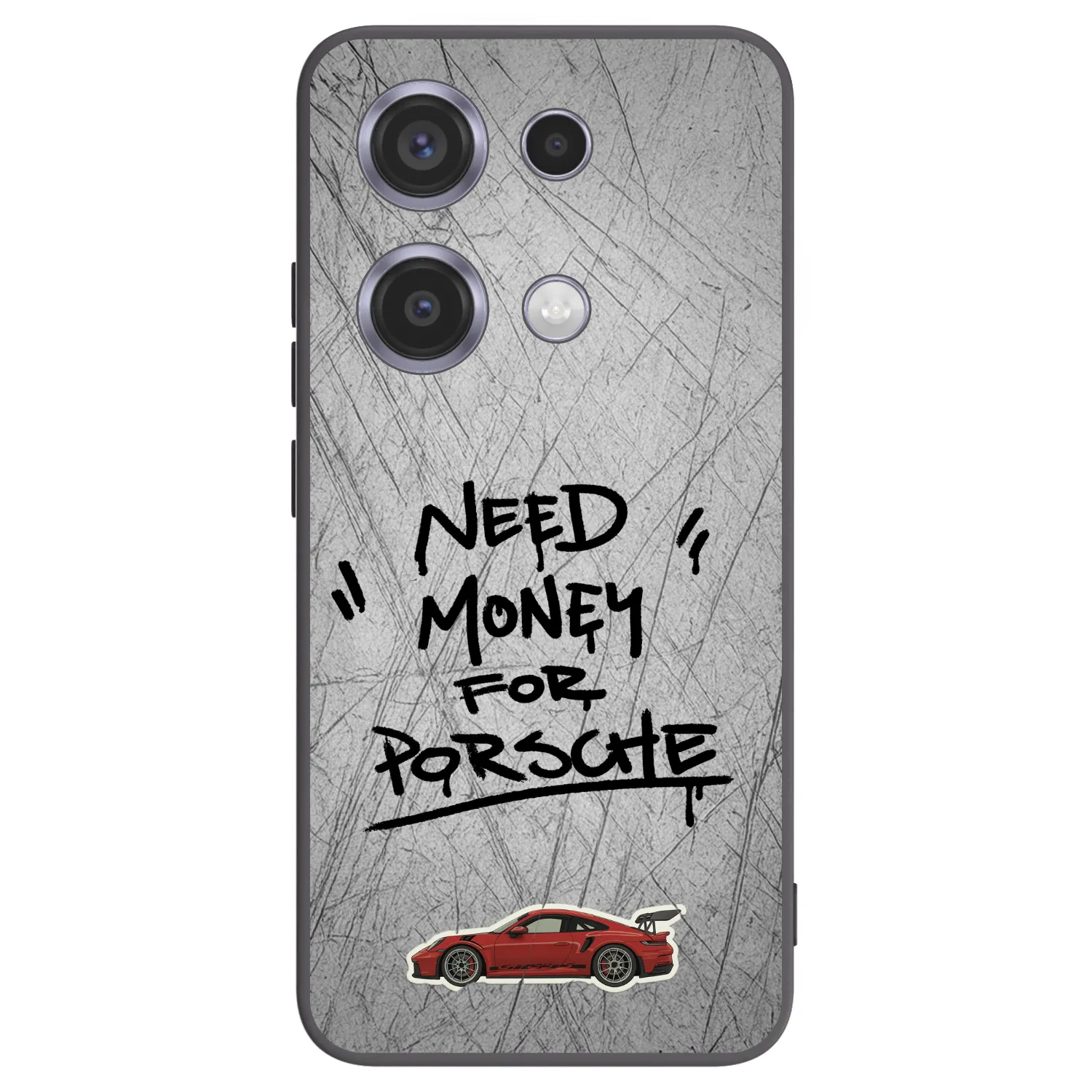 Picasee silikonový černý obal pro Xiaomi Redmi Note 14S - Grey Drift
