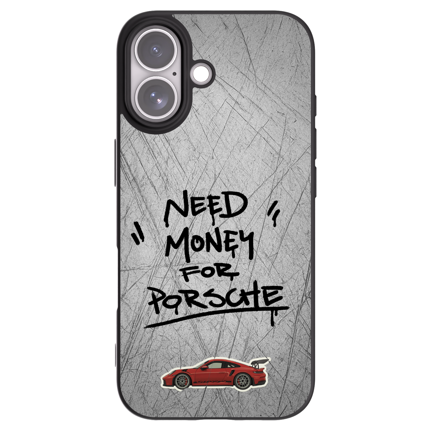 Picasee silikonový černý obal pro Apple iPhone 17 - Grey Drift