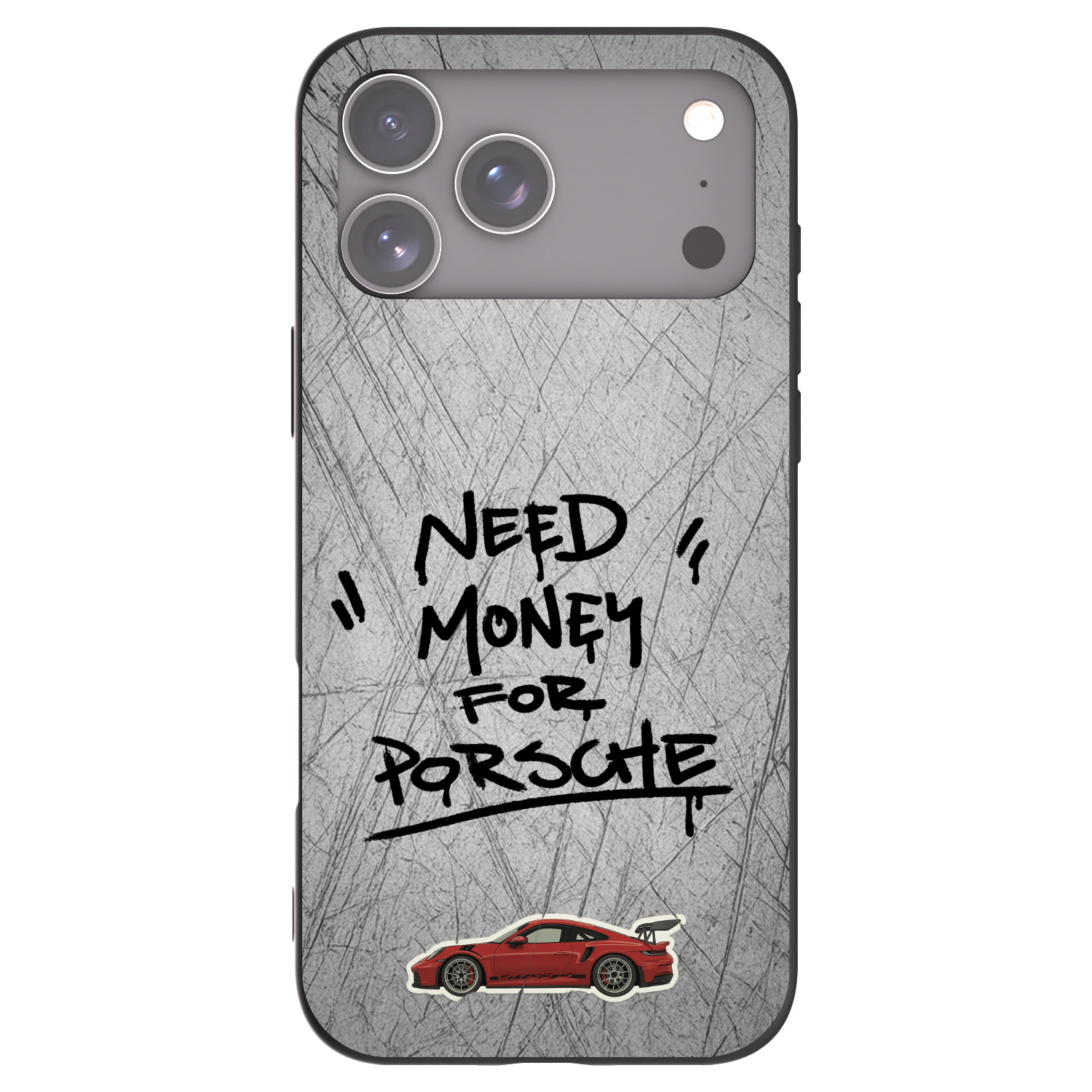 Picasee silikonový černý obal pro Apple iPhone 17 Pro Max - Grey Drift