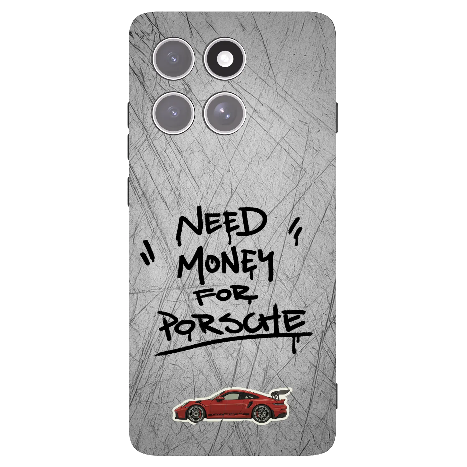 Picasee silikonový černý obal pro Motorola Edge 60 Pro - Grey Drift