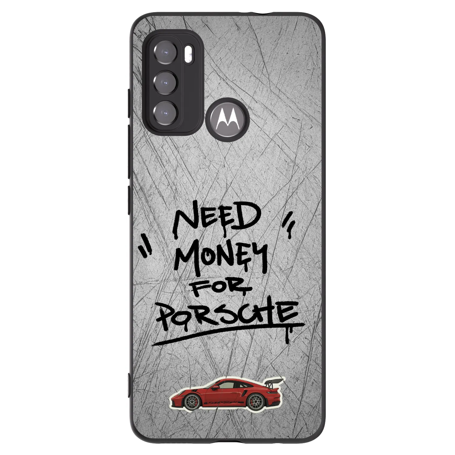 Picasee silikonový černý obal pro Motorola Edge 60 5G - Grey Drift