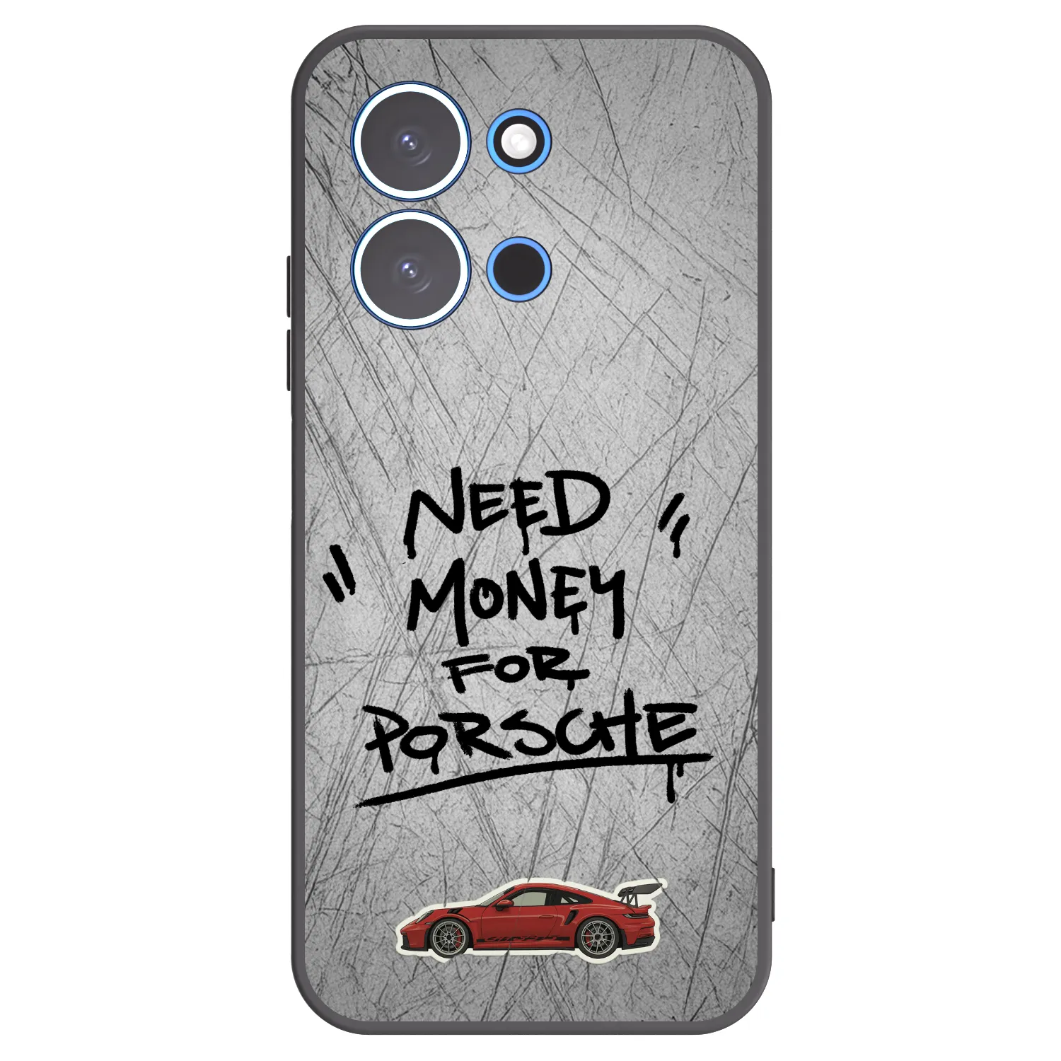 Picasee silikonový černý obal pro Xiaomi Redmi 15C 4G - Grey Drift