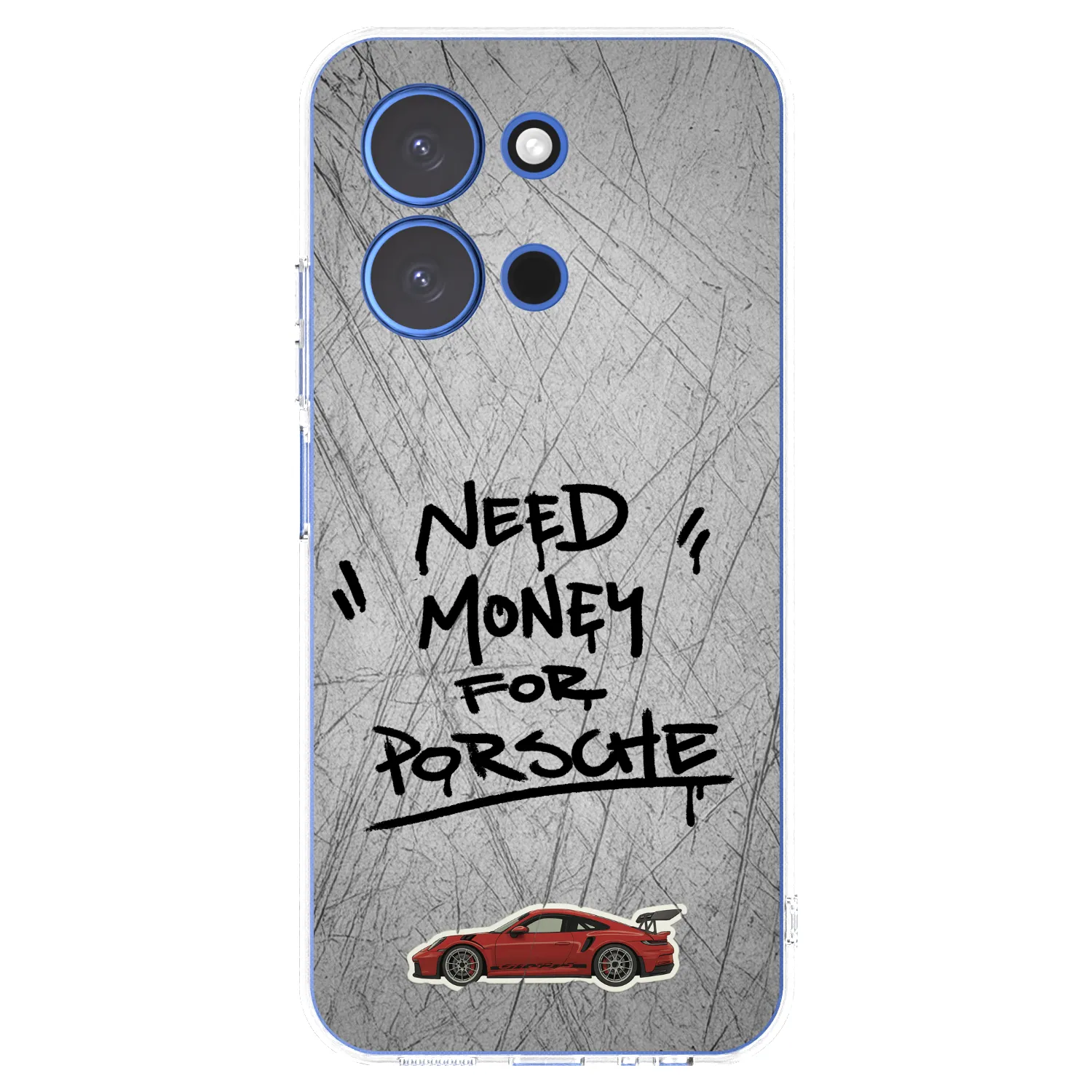 Picasee silikonový průhledný obal pro Xiaomi Redmi 15C 4G - Grey Drift