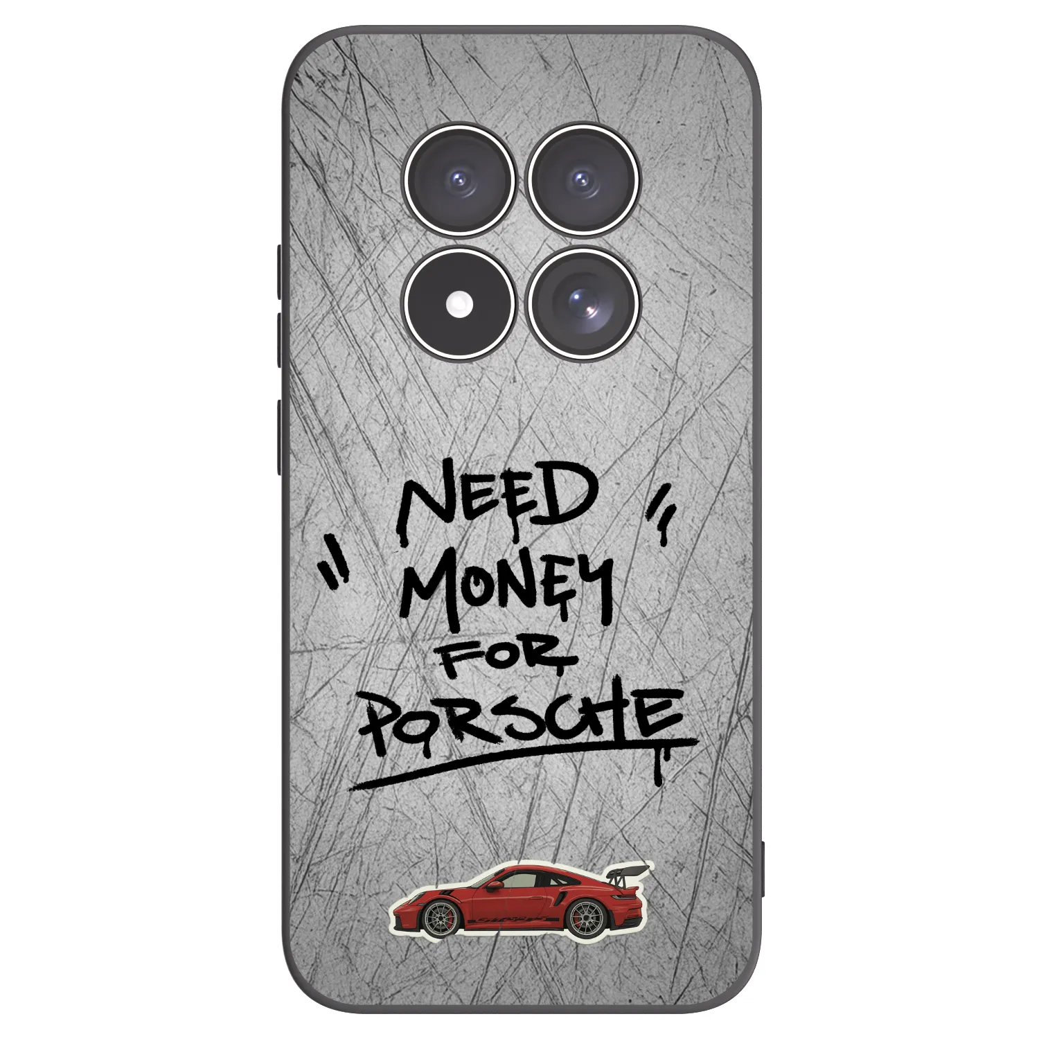 Picasee silikonový černý obal pro Xiaomi Redmi Note 15 Pro 4G - Grey Drift