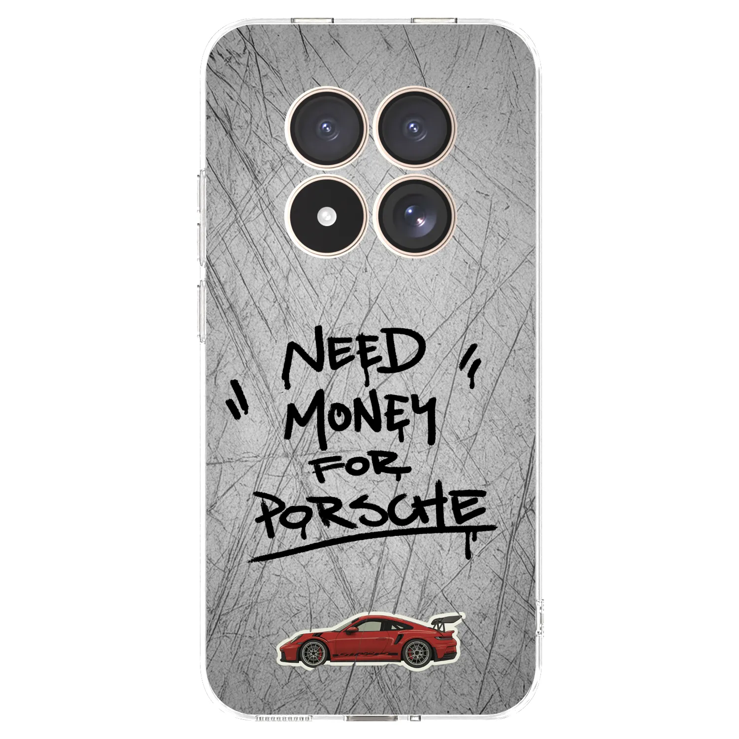 Picasee silikonový průhledný obal pro Xiaomi Redmi Note 15 Pro 4G - Grey Drift
