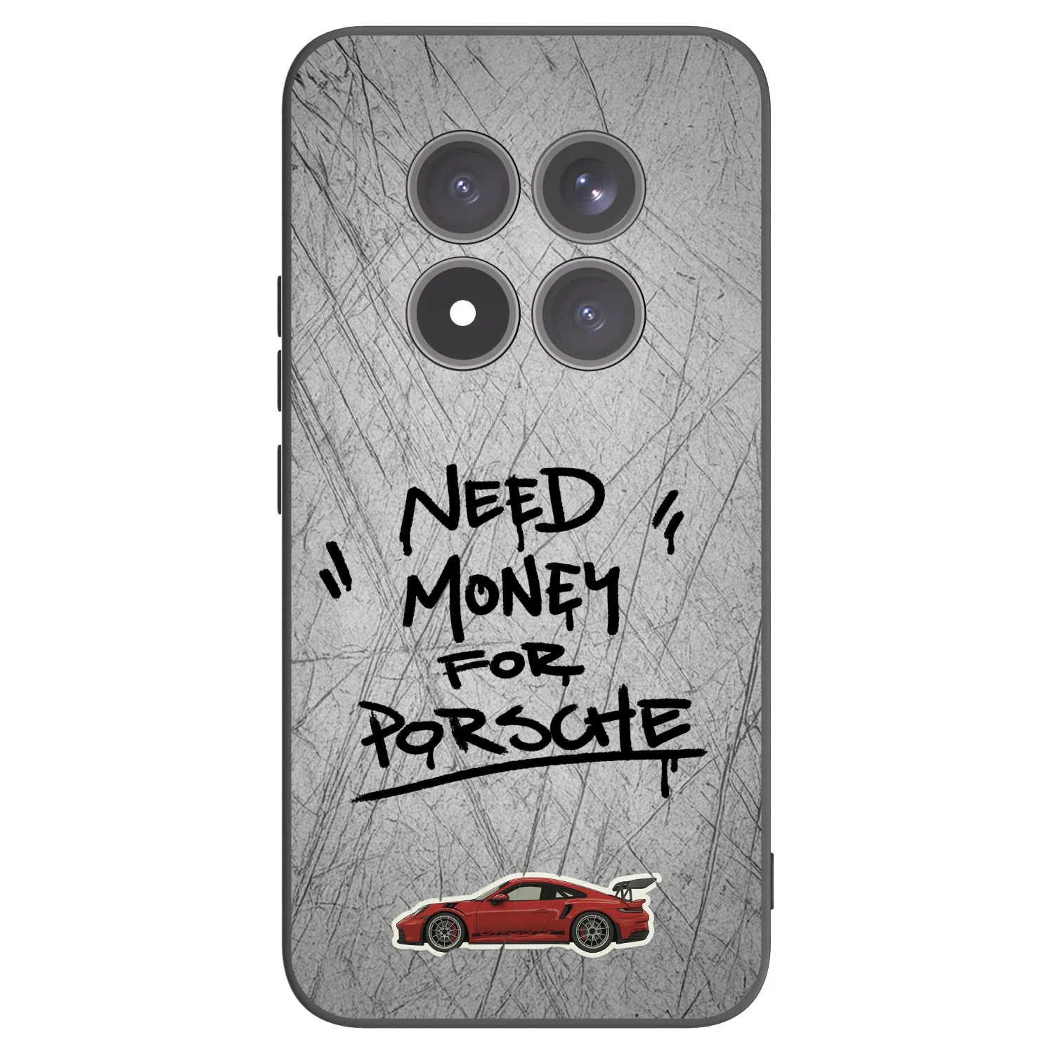 Picasee silikonový černý obal pro Xiaomi Redmi Note 15 Pro+ - Grey Drift