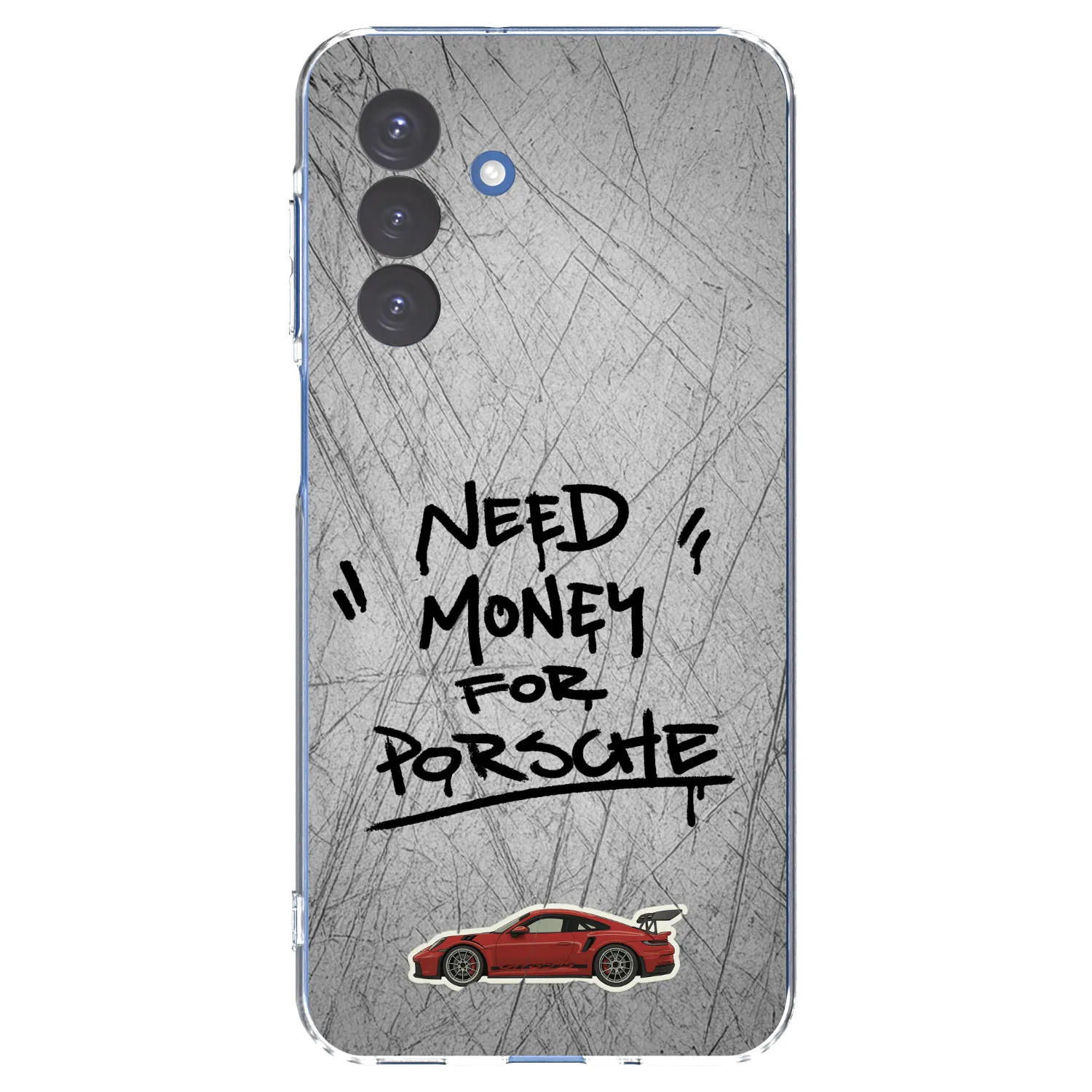 Picasee silikonový průhledný obal pro Samsung Galaxy A17 5G - Grey Drift