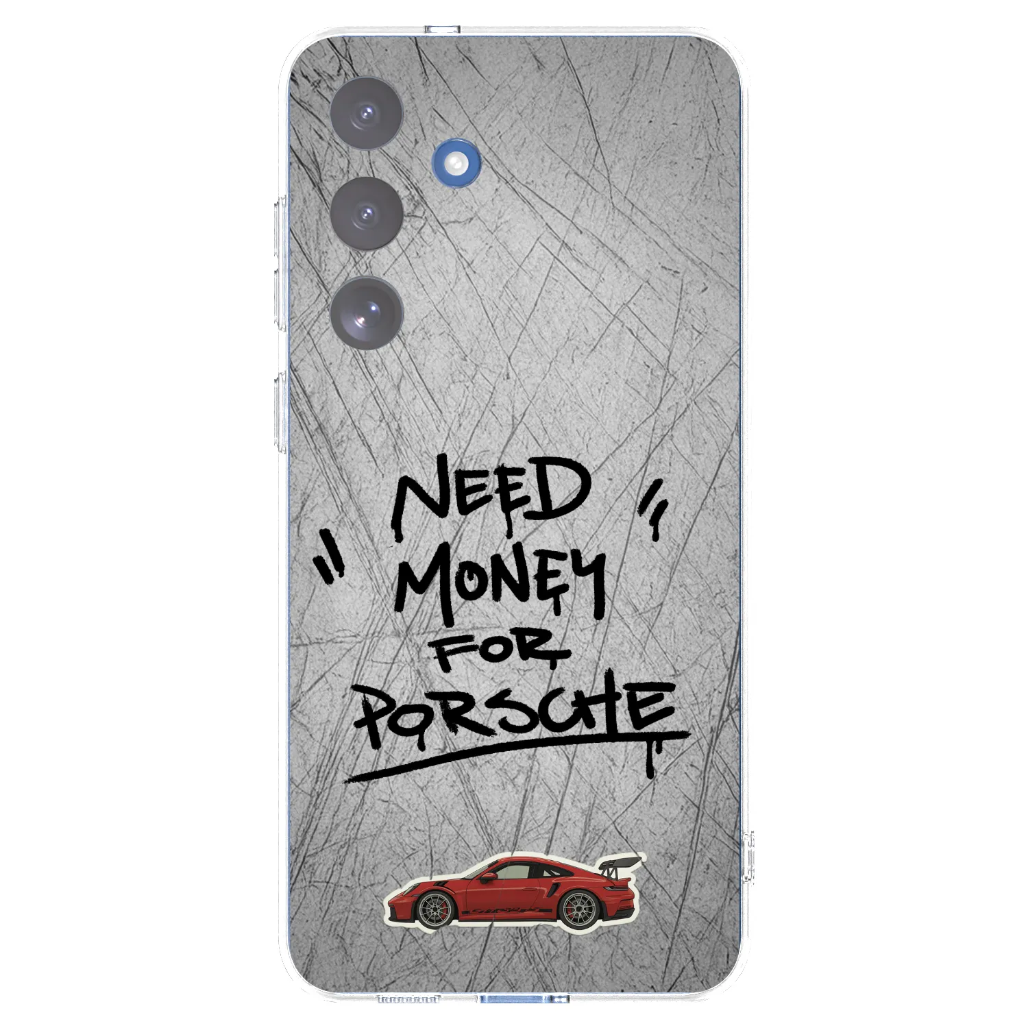 Picasee silikonový průhledný obal pro Samsung Galaxy S25 FE 5G - Grey Drift