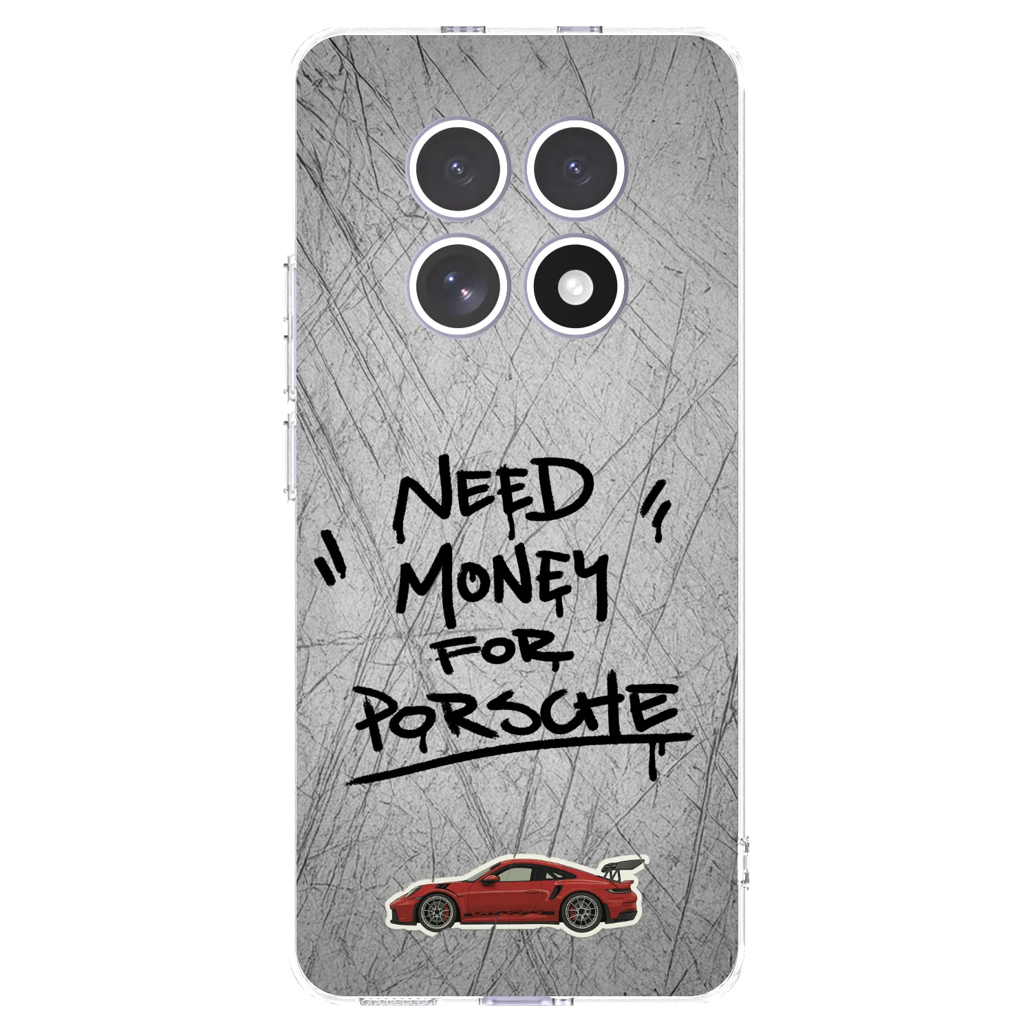 Picasee silikonový průhledný obal pro Xiaomi Redmi Note 15 - Grey Drift