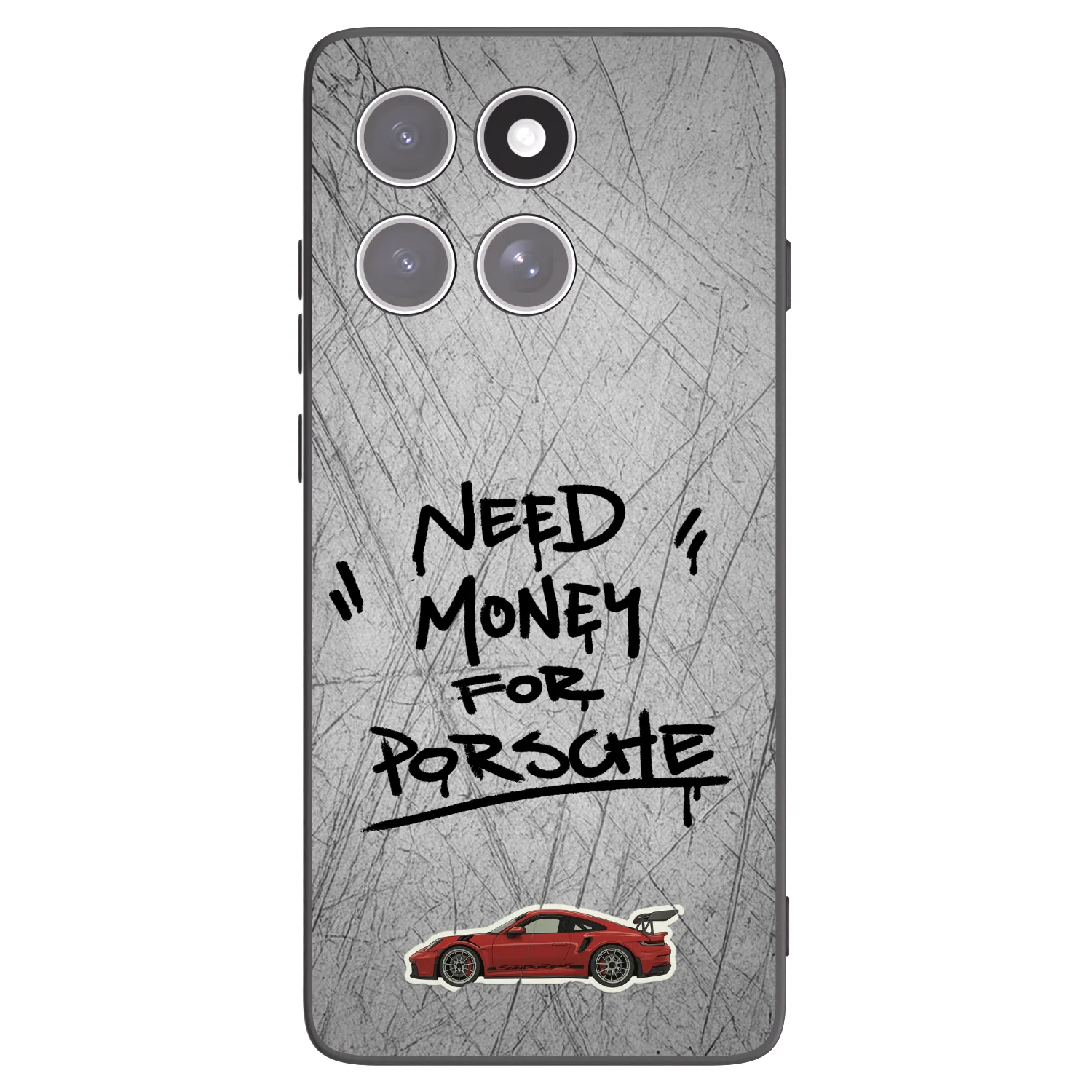 Picasee silikonový černý obal pro Motorola Edge 60 Fusion - Grey Drift
