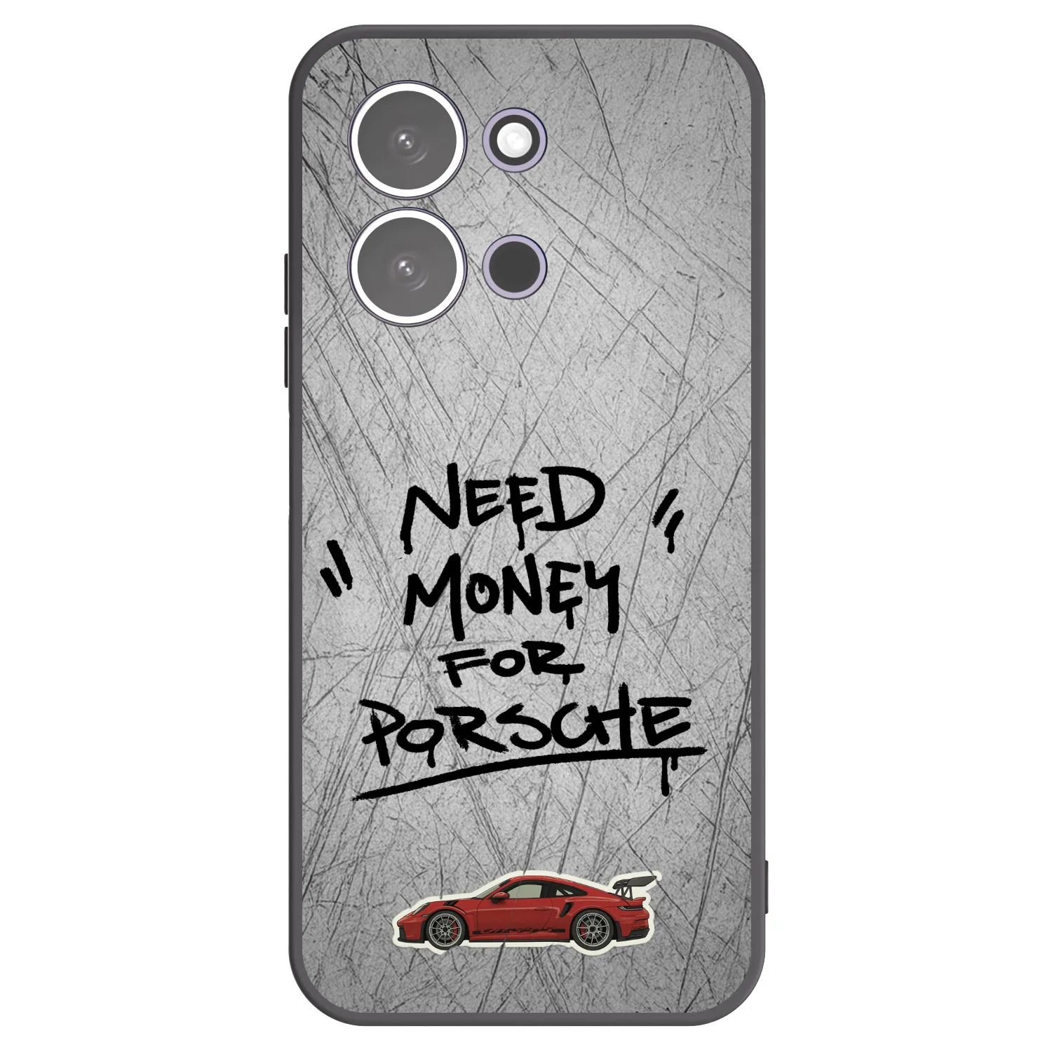 Picasee silikonový černý obal pro Xiaomi Redmi 15C 5G - Grey Drift