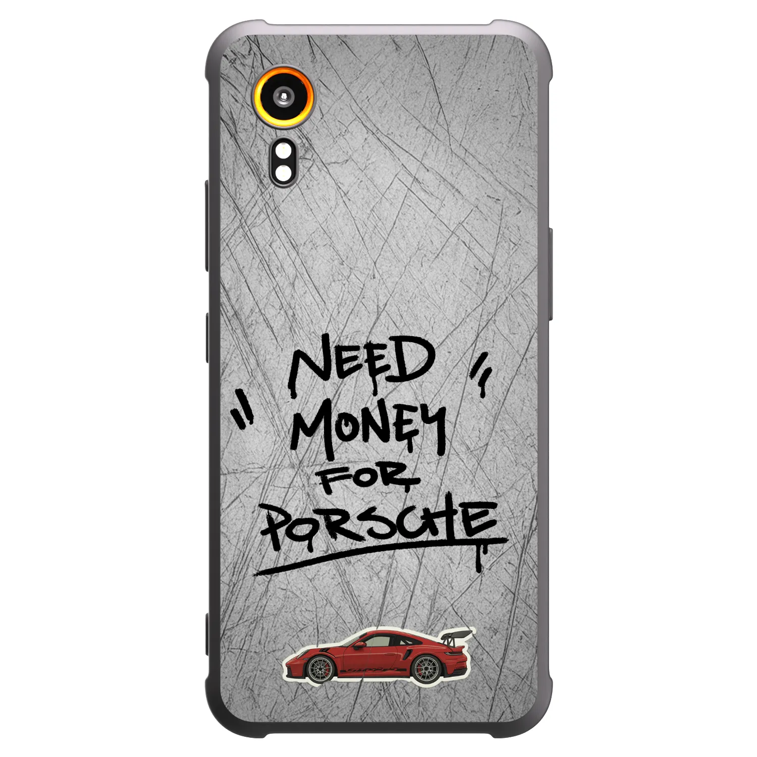 Picasee silikonový černý obal pro Samsung Galaxy Xcover 7 - Grey Drift