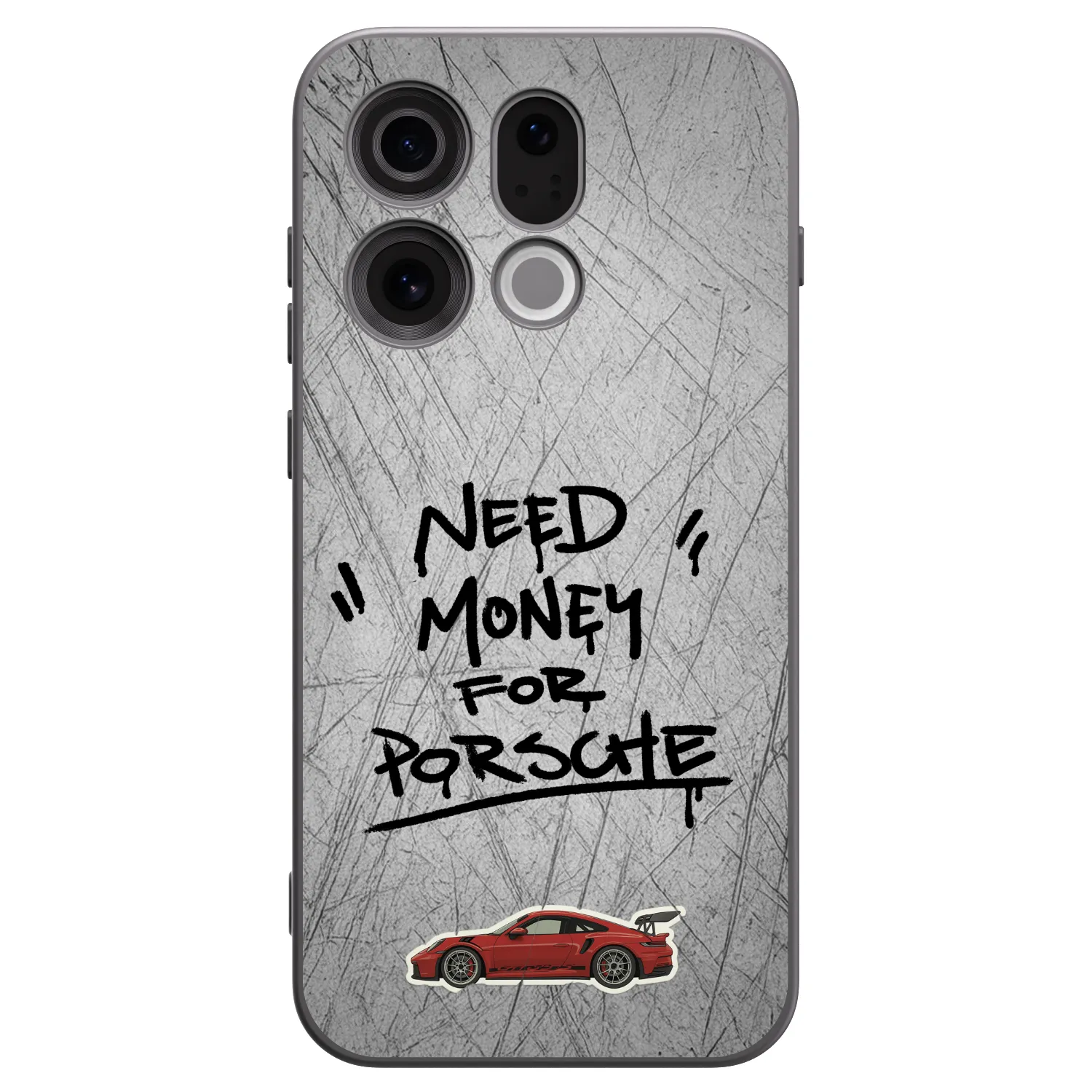 Picasee silikonový černý obal pro OPPO Find X9 - Grey Drift