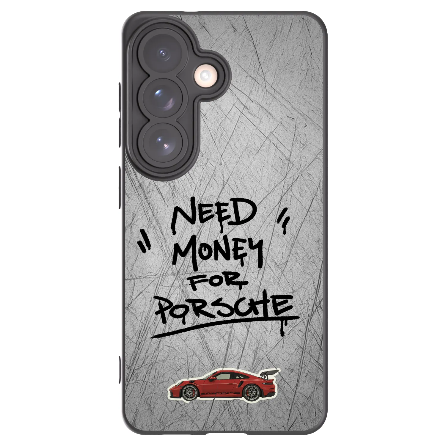 Picasee silikonový černý obal pro Samsung Galaxy S26 - Grey Drift