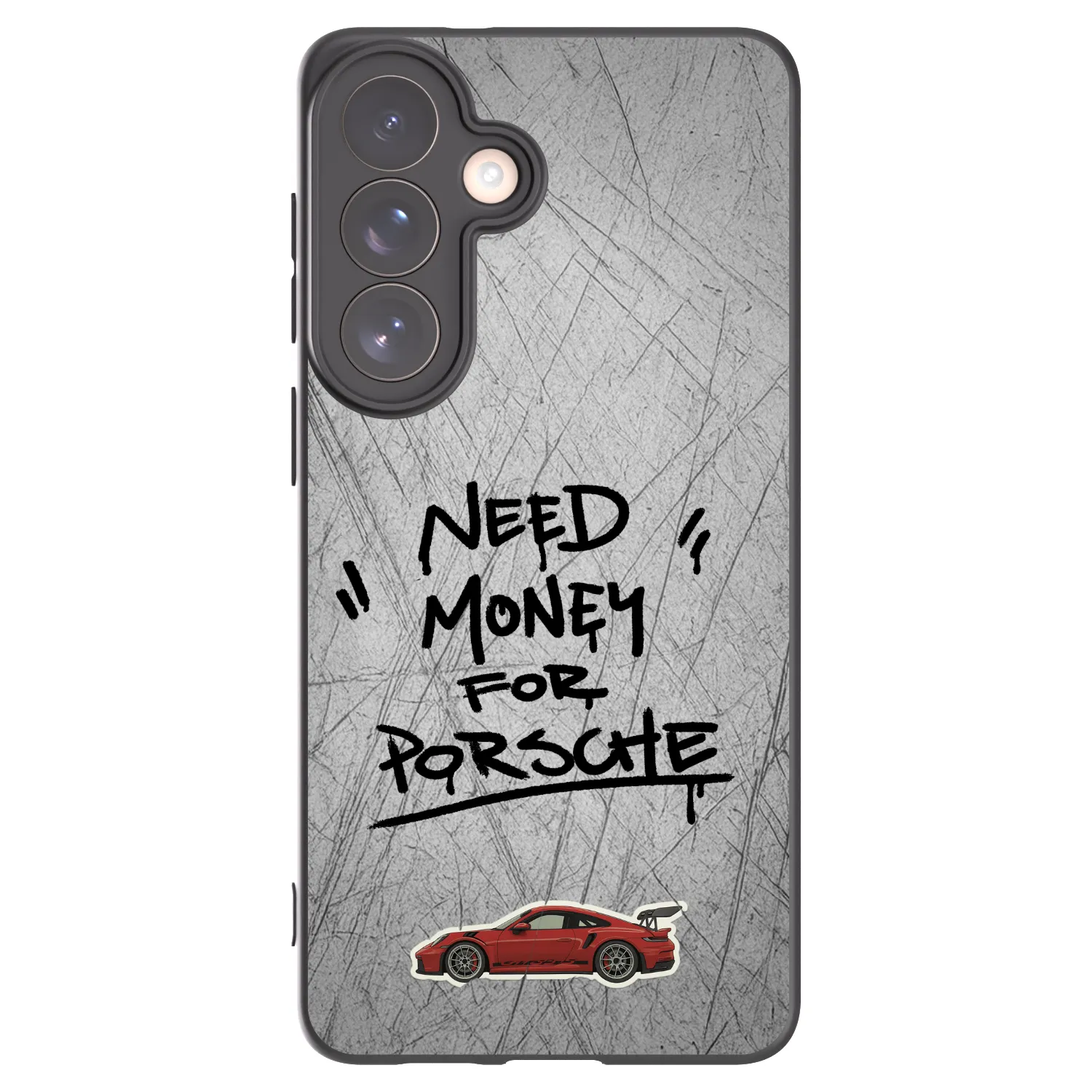 Picasee silikonový černý obal pro Samsung Galaxy S26+ - Grey Drift