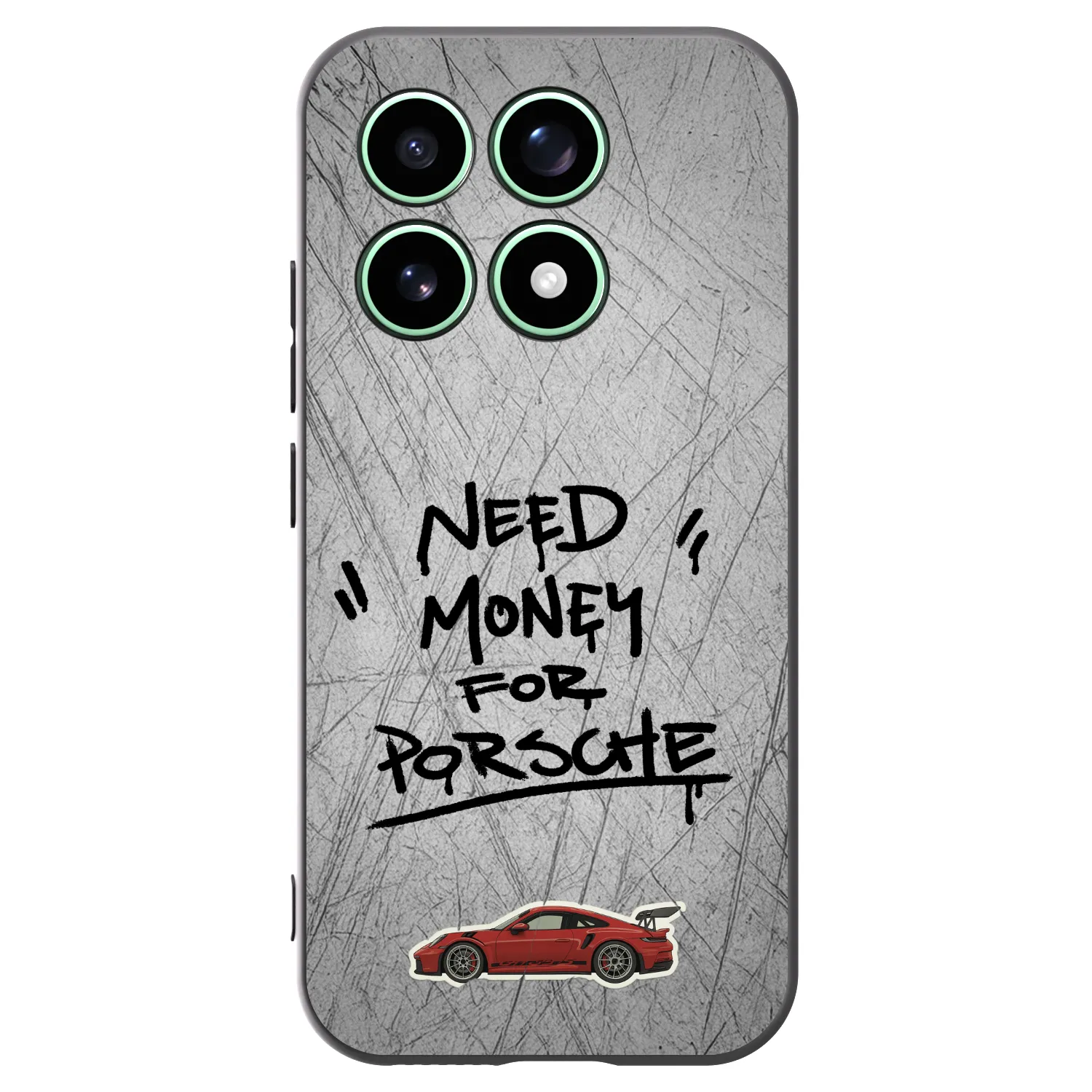 Picasee silikonový černý obal pro Xiaomi 17 - Grey Drift