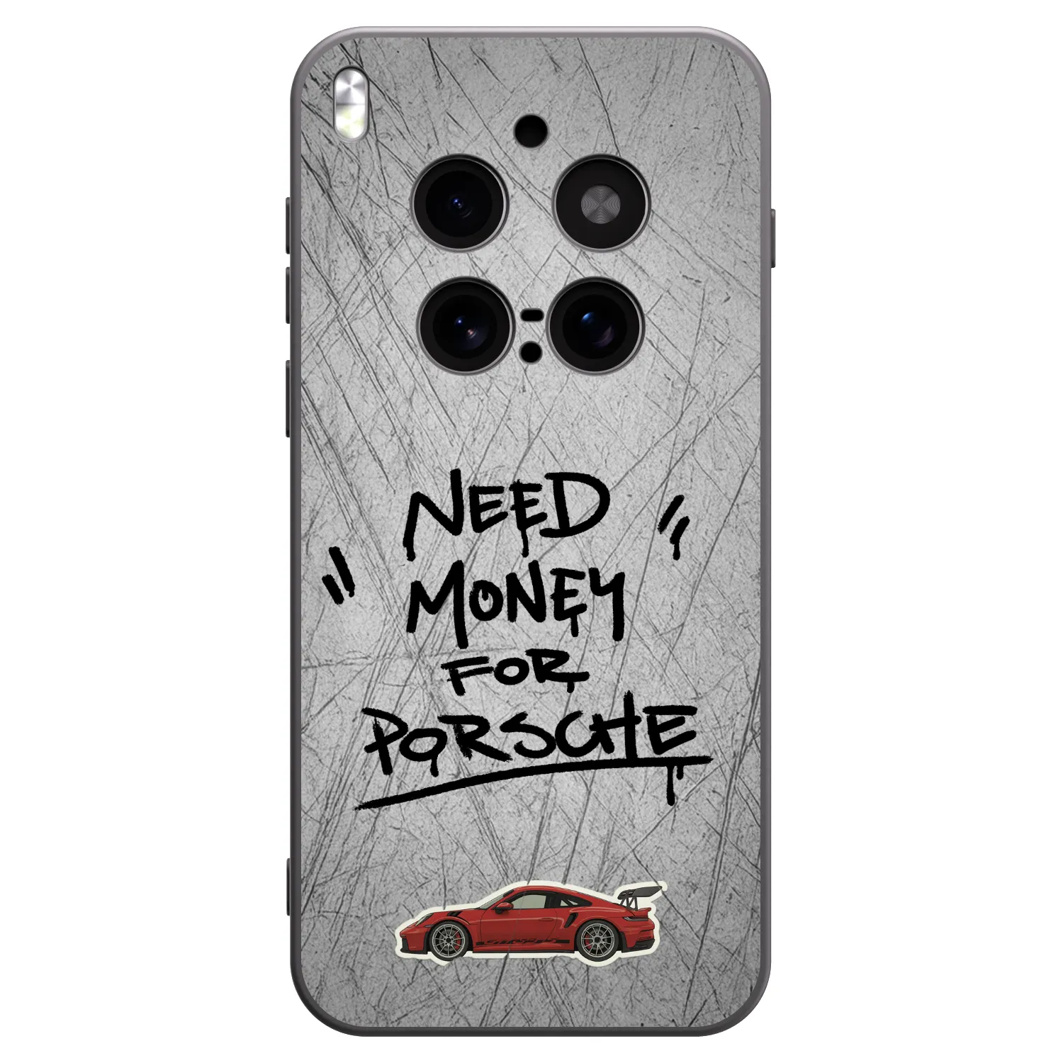 Picasee silikonový černý obal pro Vivo X300 Pro - Grey Drift