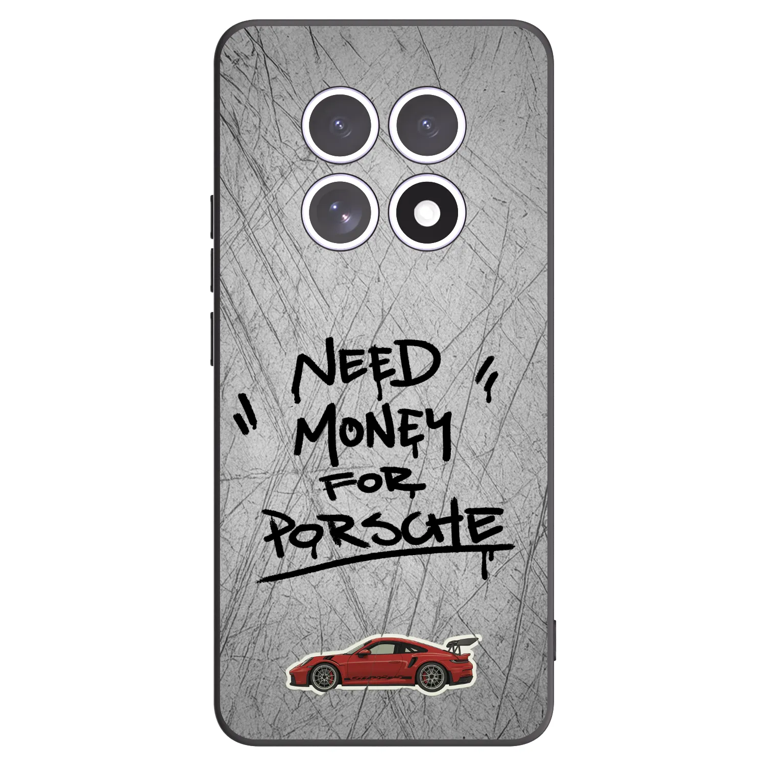 Picasee silikonový černý obal pro Xiaomi Redmi Note 15 5G - Grey Drift
