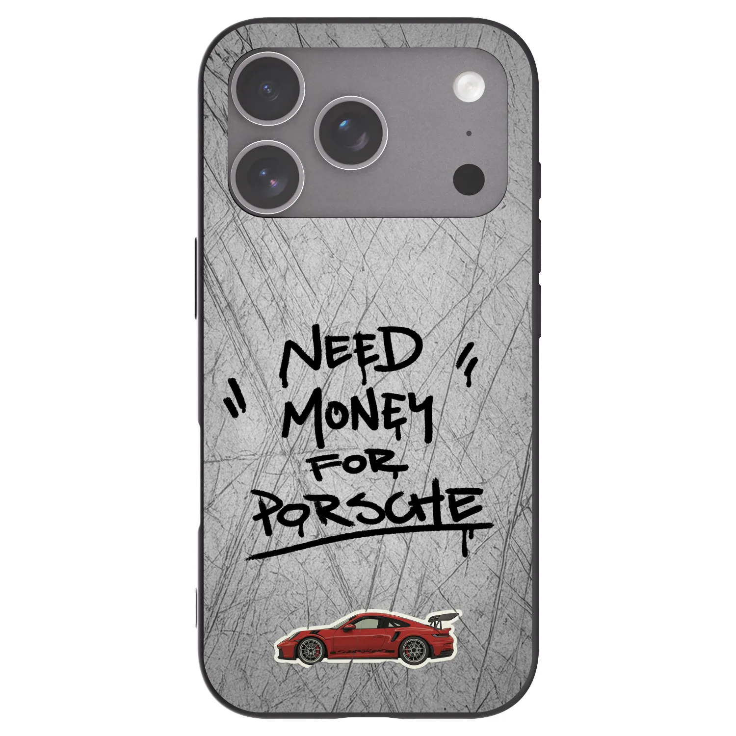 Picasee silikonový černý obal pro Apple iPhone 18 Pro - Grey Drift