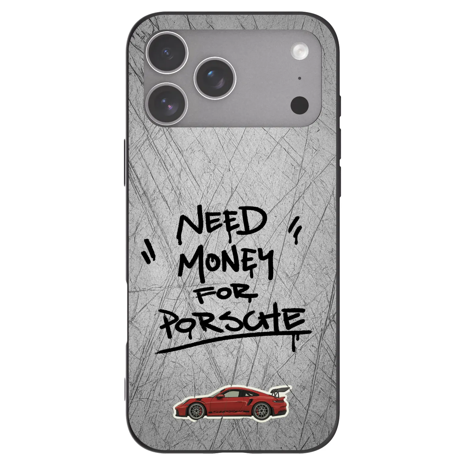 Picasee silikonový černý obal pro Apple iPhone 18 Pro Max - Grey Drift