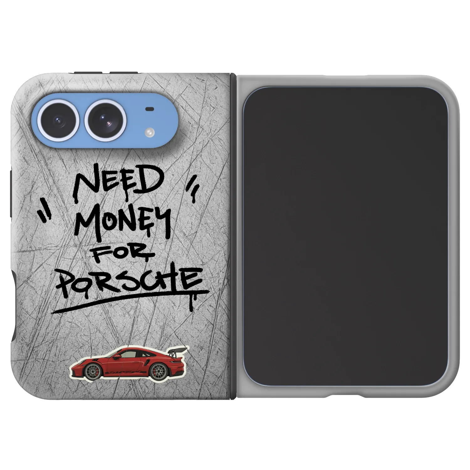Picasee Fashion Case MagSafe Apple iPhone Duo - Grey Drift