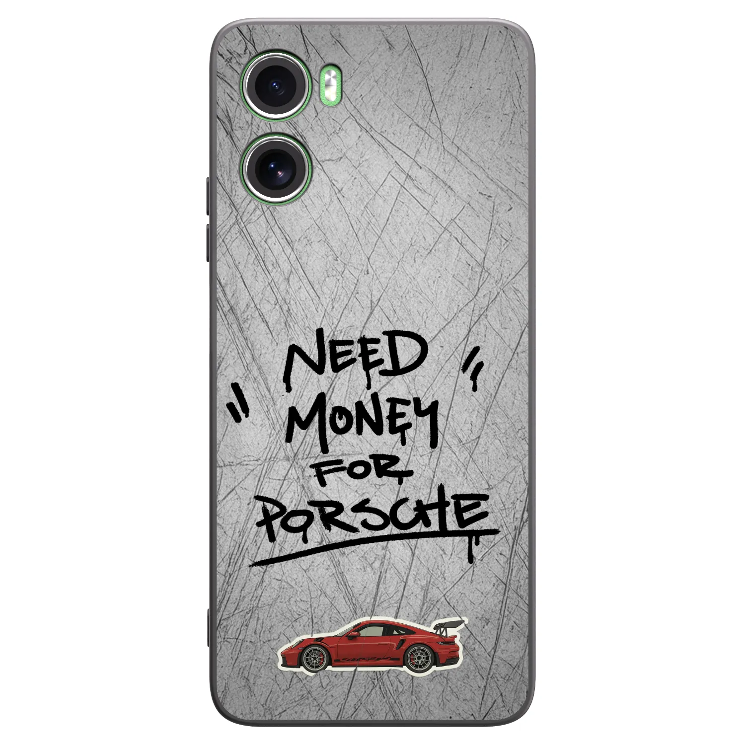Picasee silikonový černý obal pro Motorola Moto G06 - Grey Drift