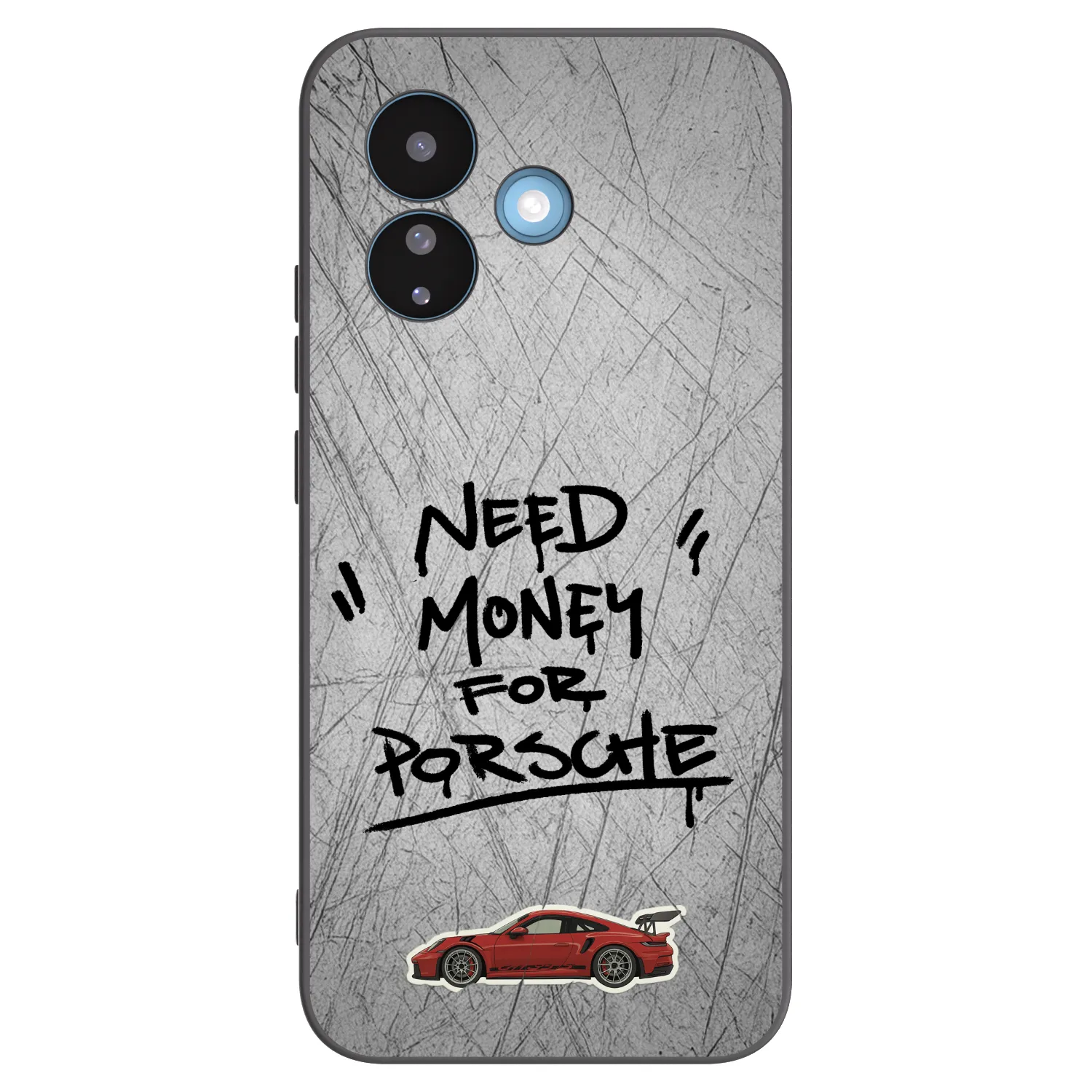 Picasee silikonový černý obal pro Xiaomi Redmi Note 17 Pro 5G - Grey Drift