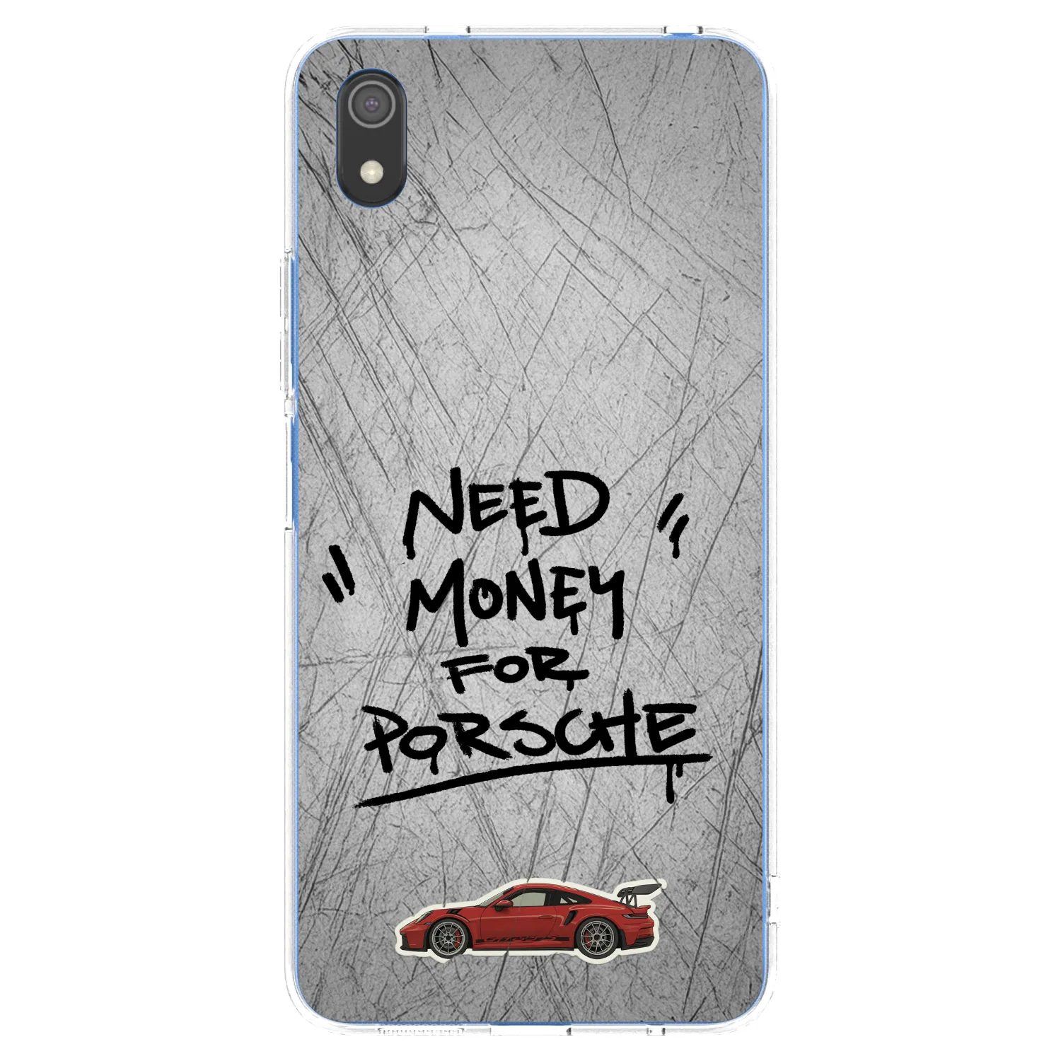 Picasee silikonový průhledný obal pro Xiaomi Redmi 7A - Grey Drift