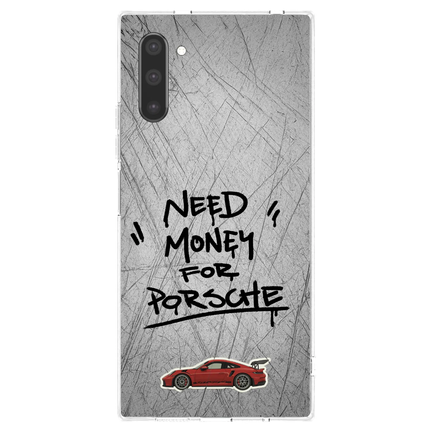 Picasee silikonový průhledný obal pro Samsung Galaxy Note 10 N970F - Grey Drift