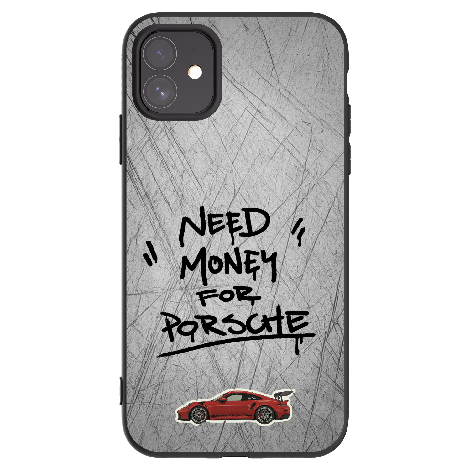 Picasee silikonový černý obal pro Apple iPhone 11 - Grey Drift