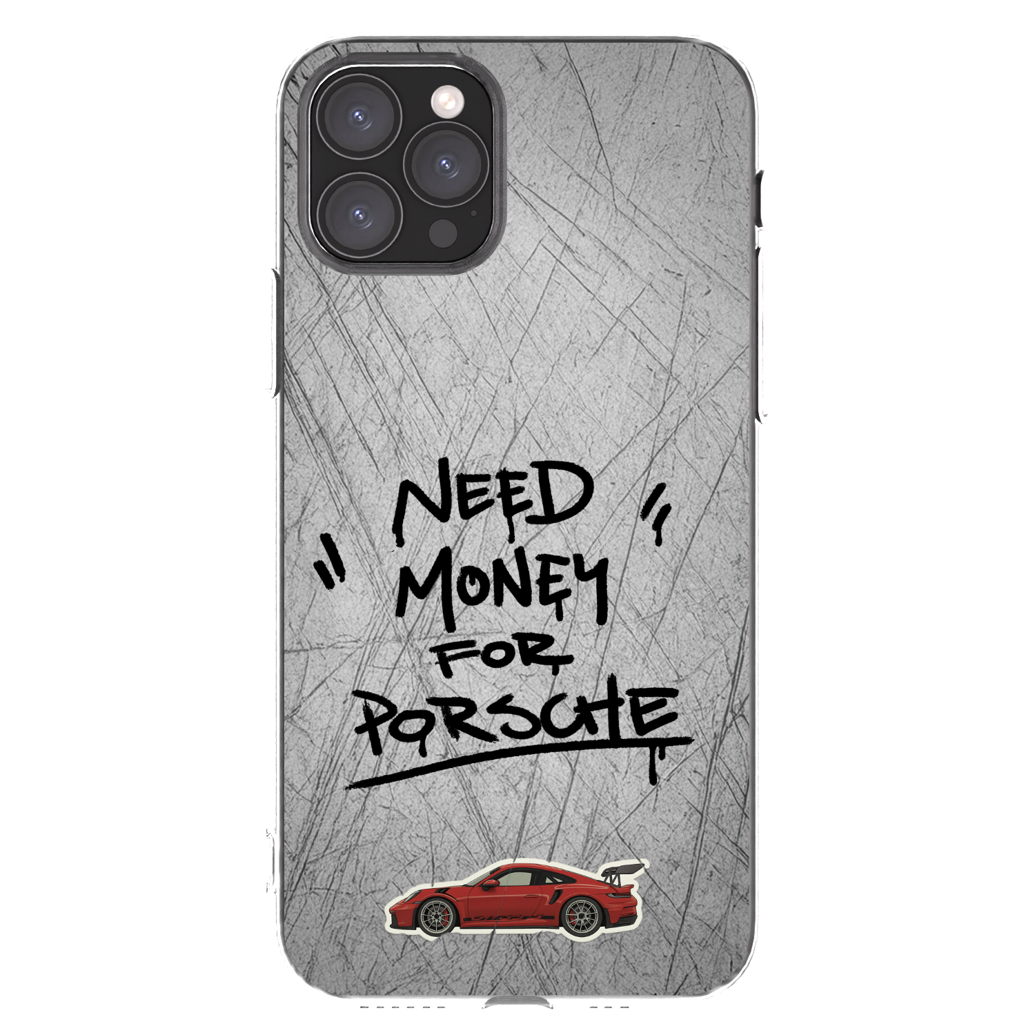Picasee silikonový průhledný obal pro Apple iPhone 11 Pro - Grey Drift