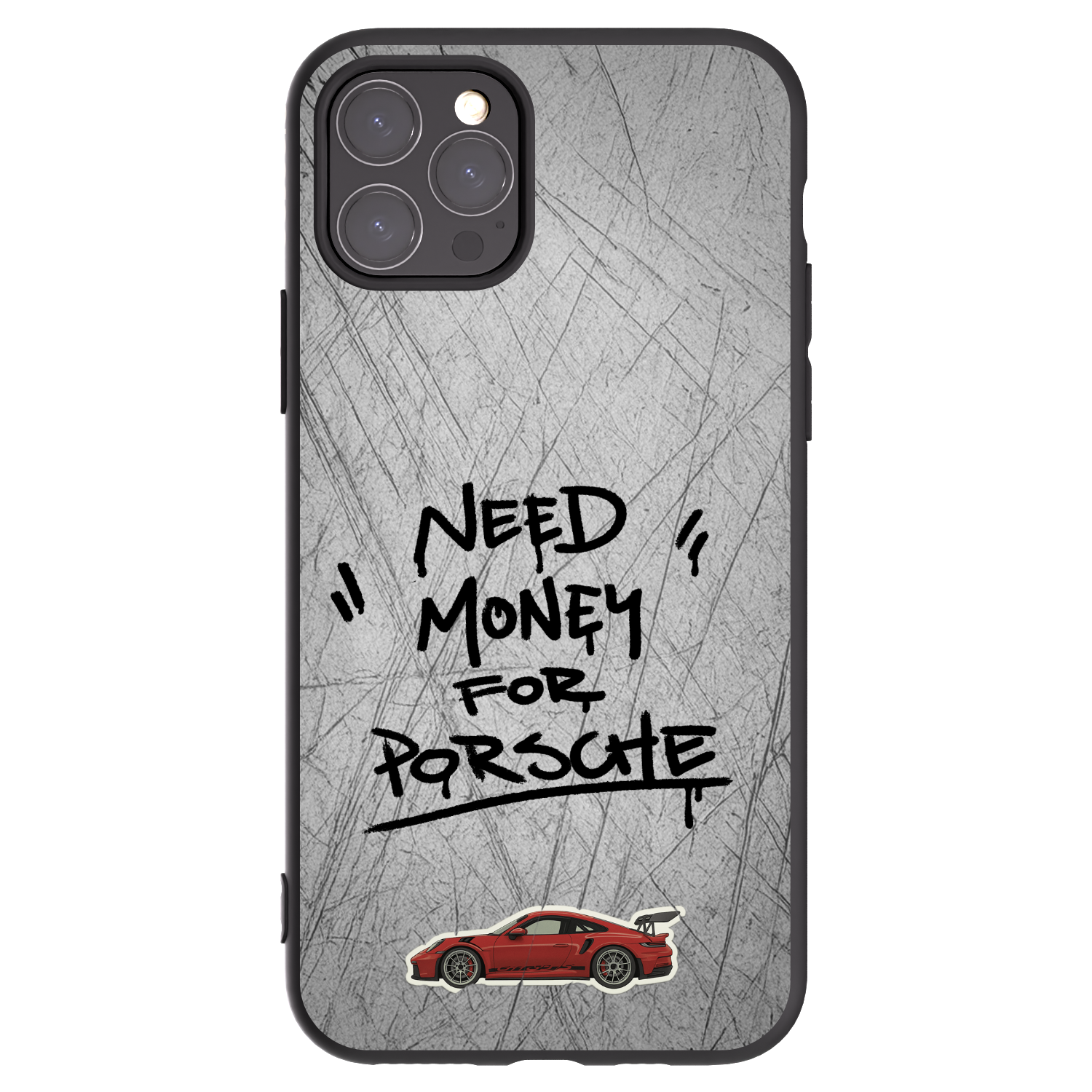 Picasee silikonový černý obal pro Apple iPhone 11 Pro - Grey Drift