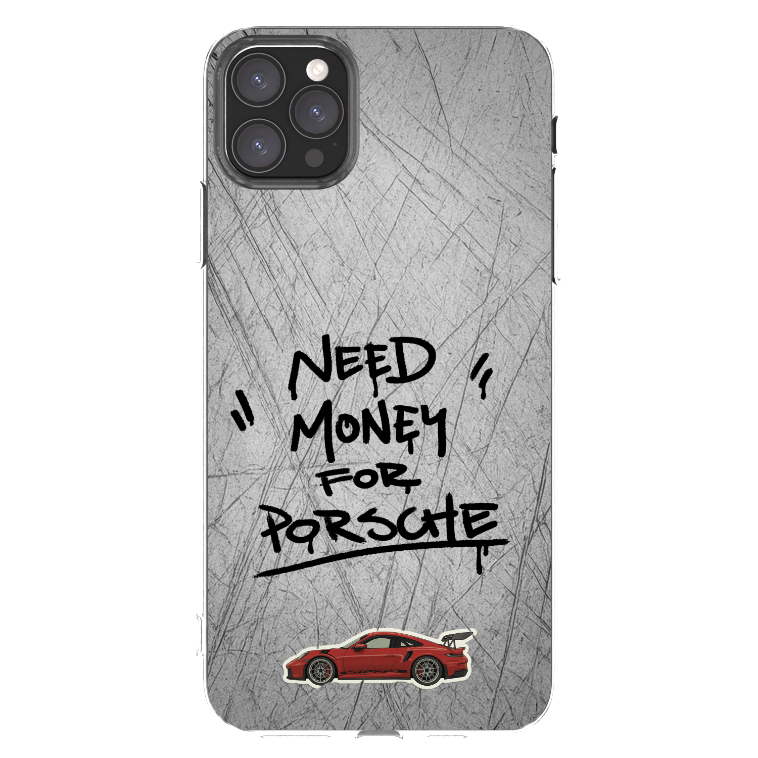 Picasee silikonový průhledný obal pro Apple iPhone 11 Pro Max - Grey Drift