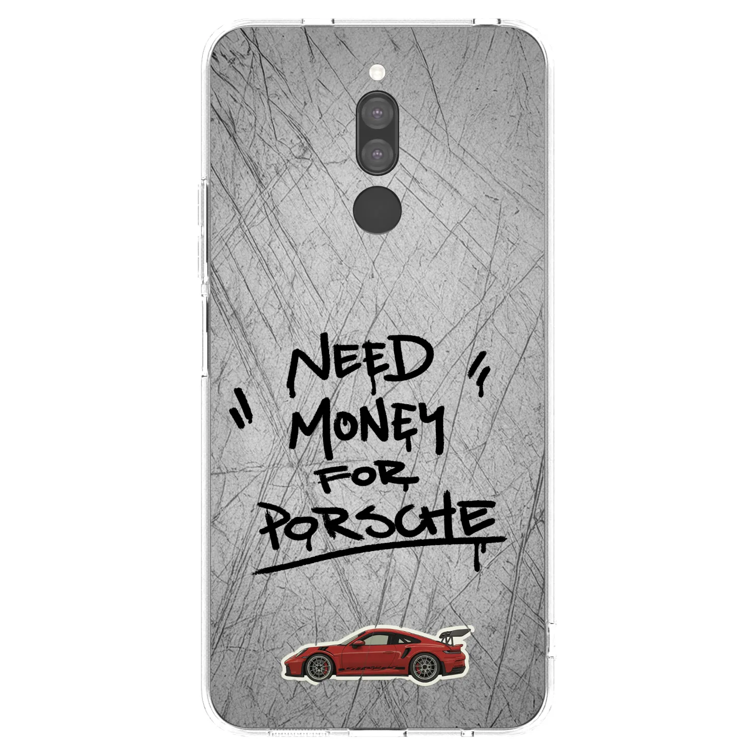 Picasee silikonový průhledný obal pro Xiaomi Redmi 8 - Grey Drift