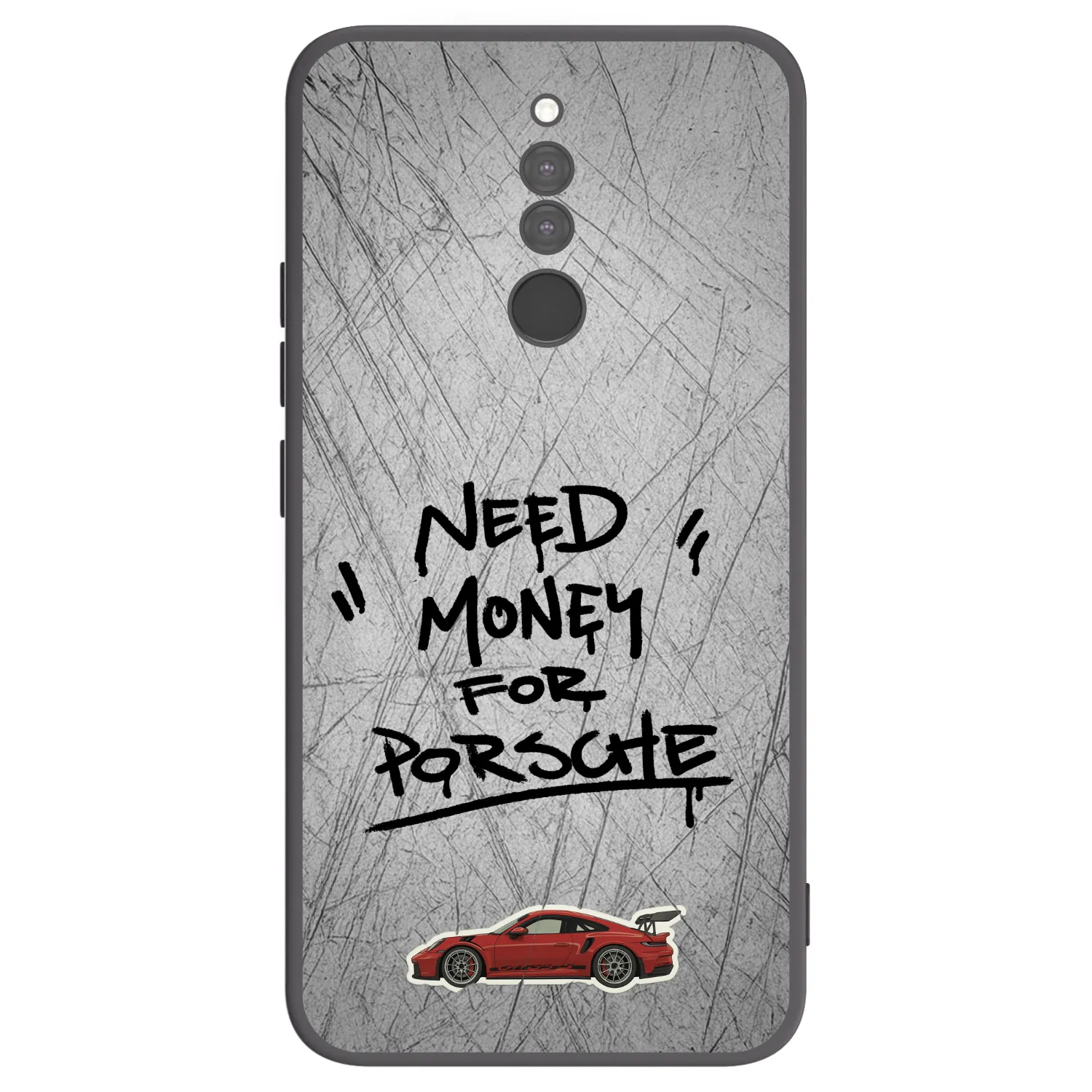 Picasee silikonový černý obal pro Xiaomi Redmi 8 - Grey Drift