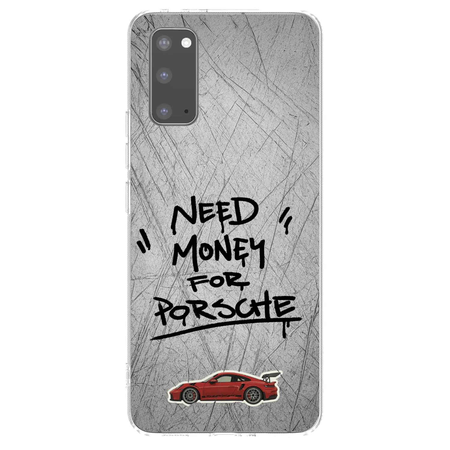 Picasee silikonový průhledný obal pro Samsung Galaxy S20 G980F - Grey Drift