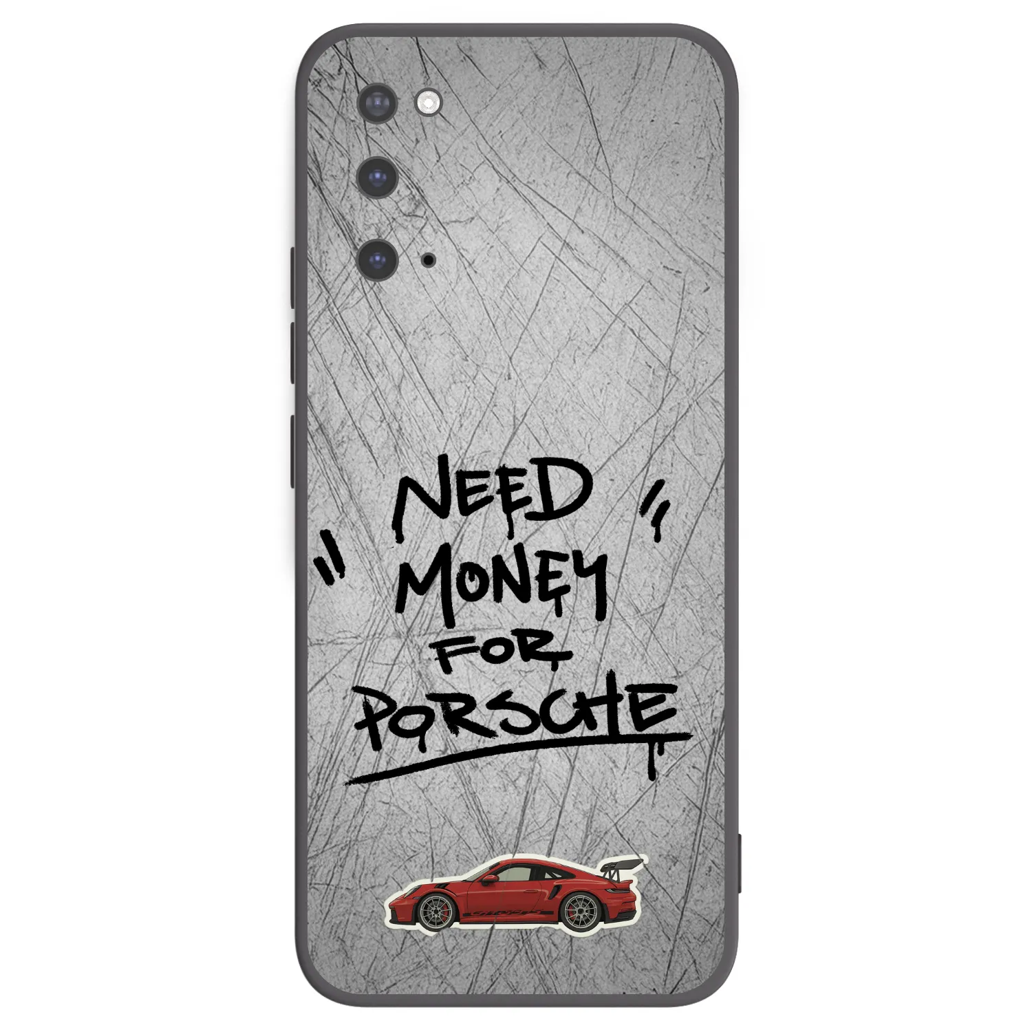 Picasee silikonový černý obal pro Samsung Galaxy S20 G980F - Grey Drift