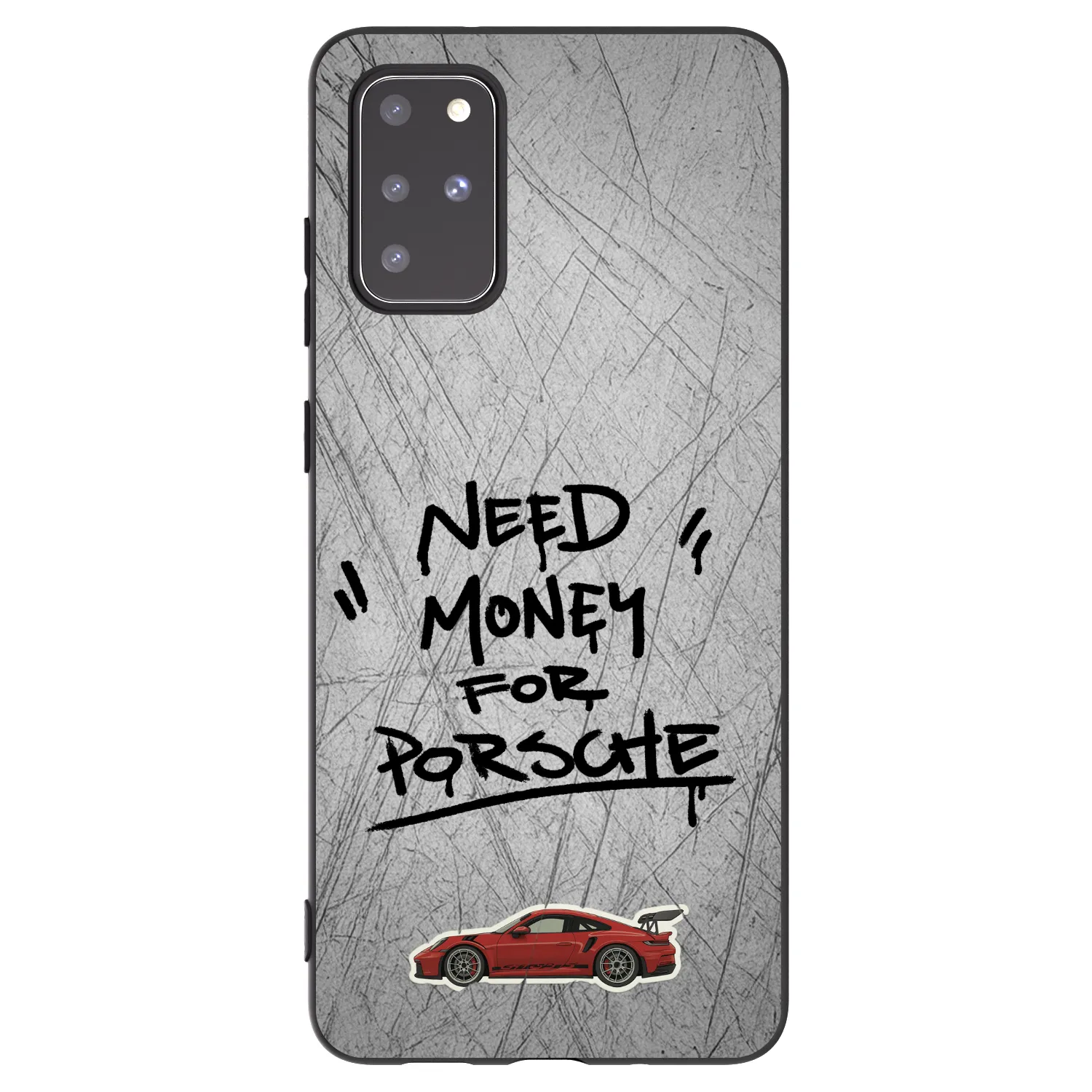Picasee silikonový černý obal pro Samsung Galaxy S20+ G985F - Grey Drift