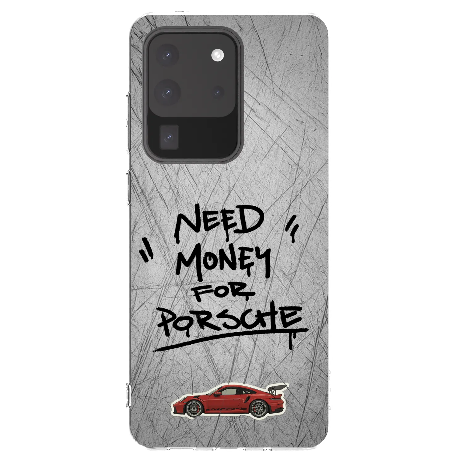 Picasee silikonový průhledný obal pro Samsung Galaxy S20 Ultra 5G G988F - Grey Drift