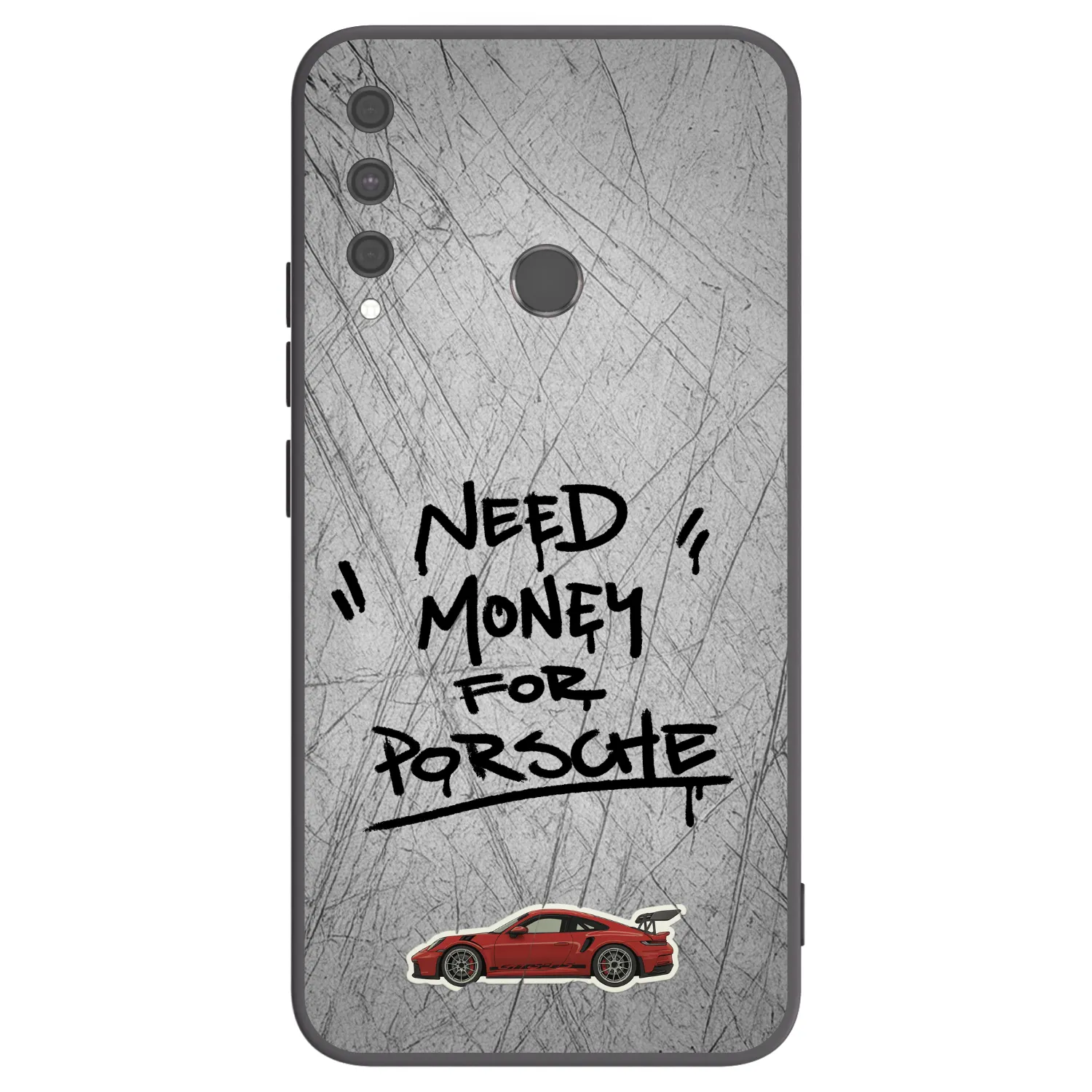 Picasee silikonový černý obal pro Huawei P40 Lite E - Grey Drift