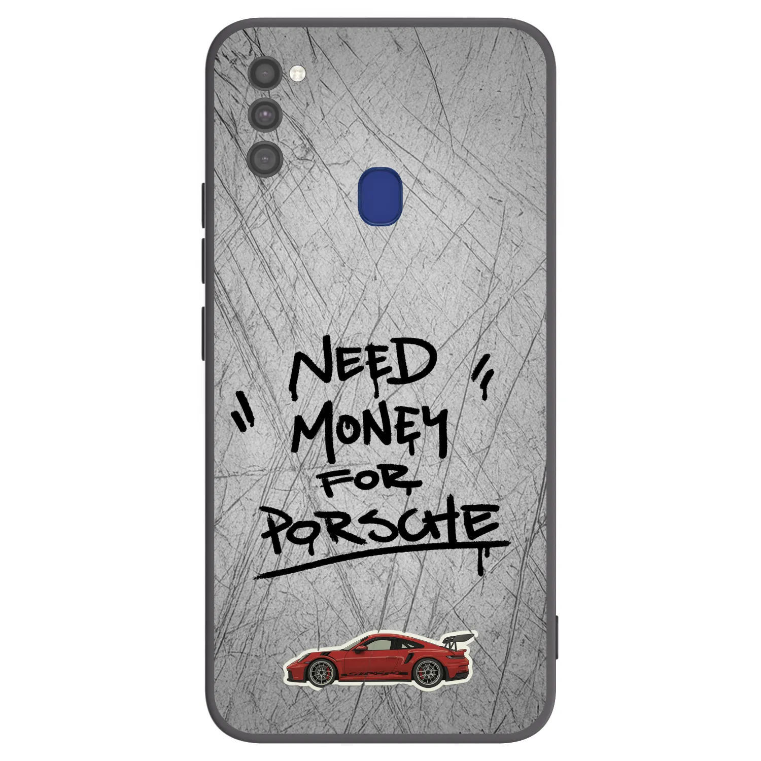 Picasee silikonový černý obal pro Samsung Galaxy M21 M215F - Grey Drift