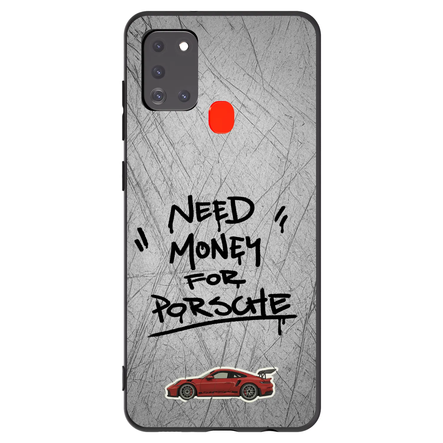 Picasee silikonový černý obal pro Samsung Galaxy A21s - Grey Drift