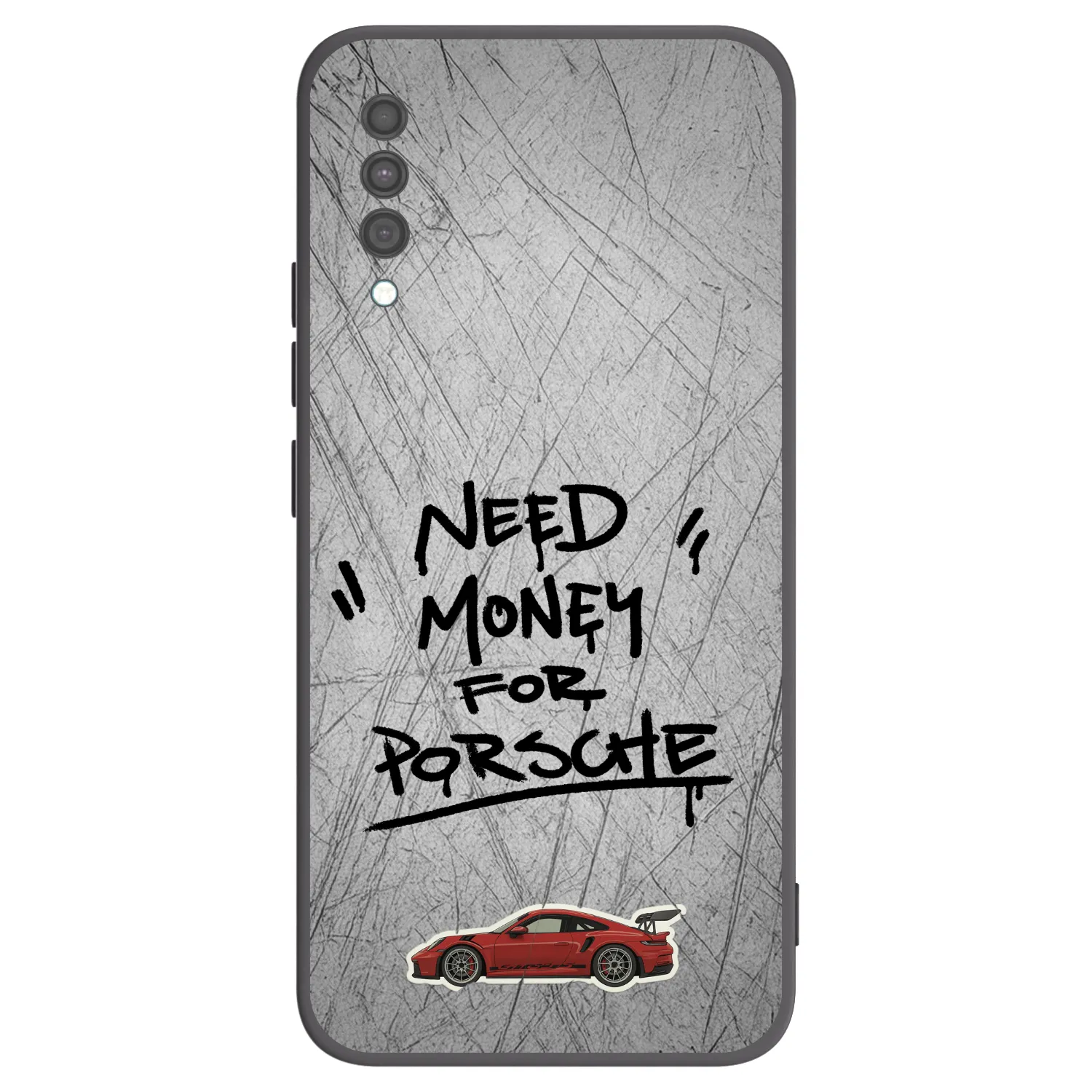 Picasee silikonový černý obal pro Samsung Galaxy A30s A307F - Grey Drift