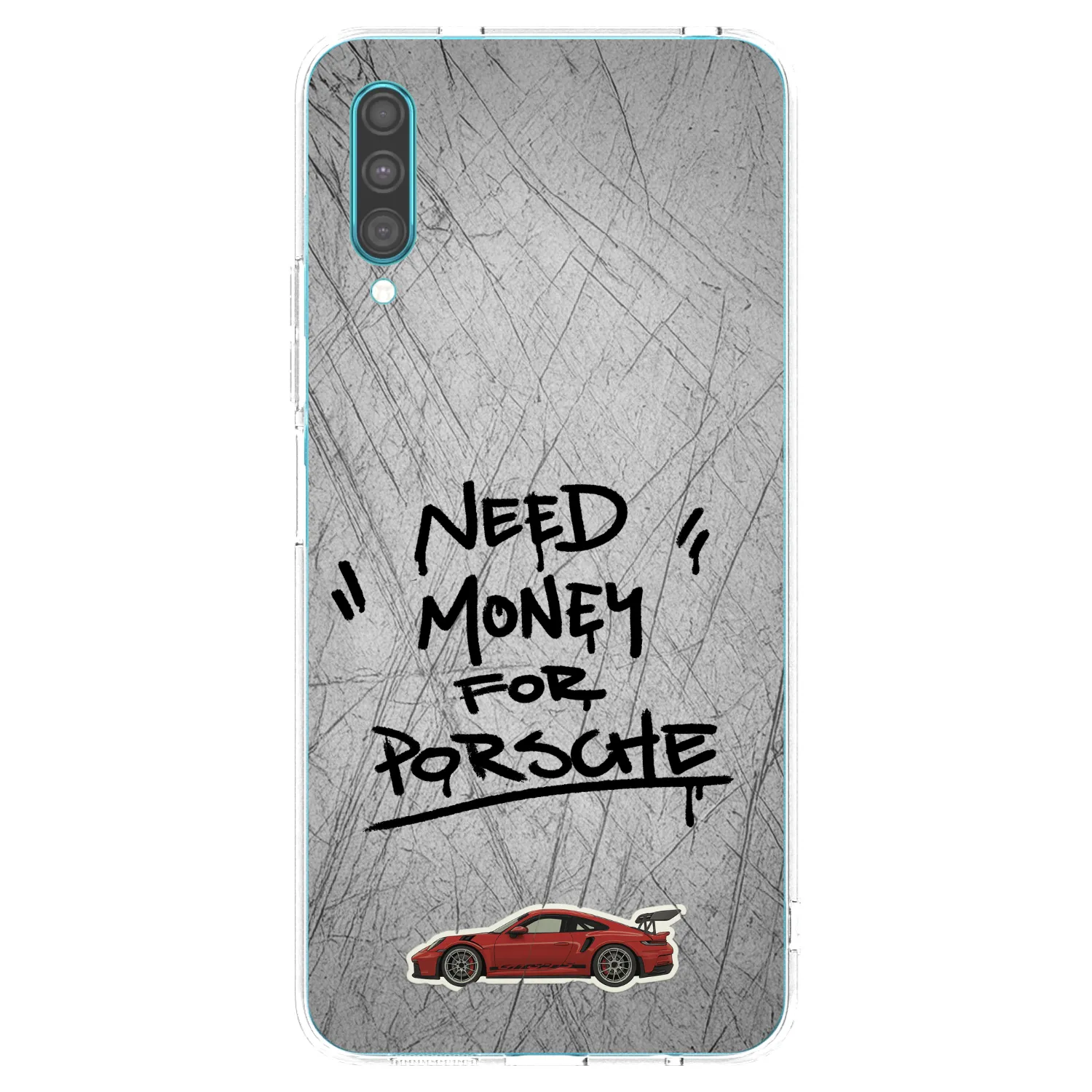Picasee silikonový průhledný obal pro Samsung Galaxy A30s A307F - Grey Drift
