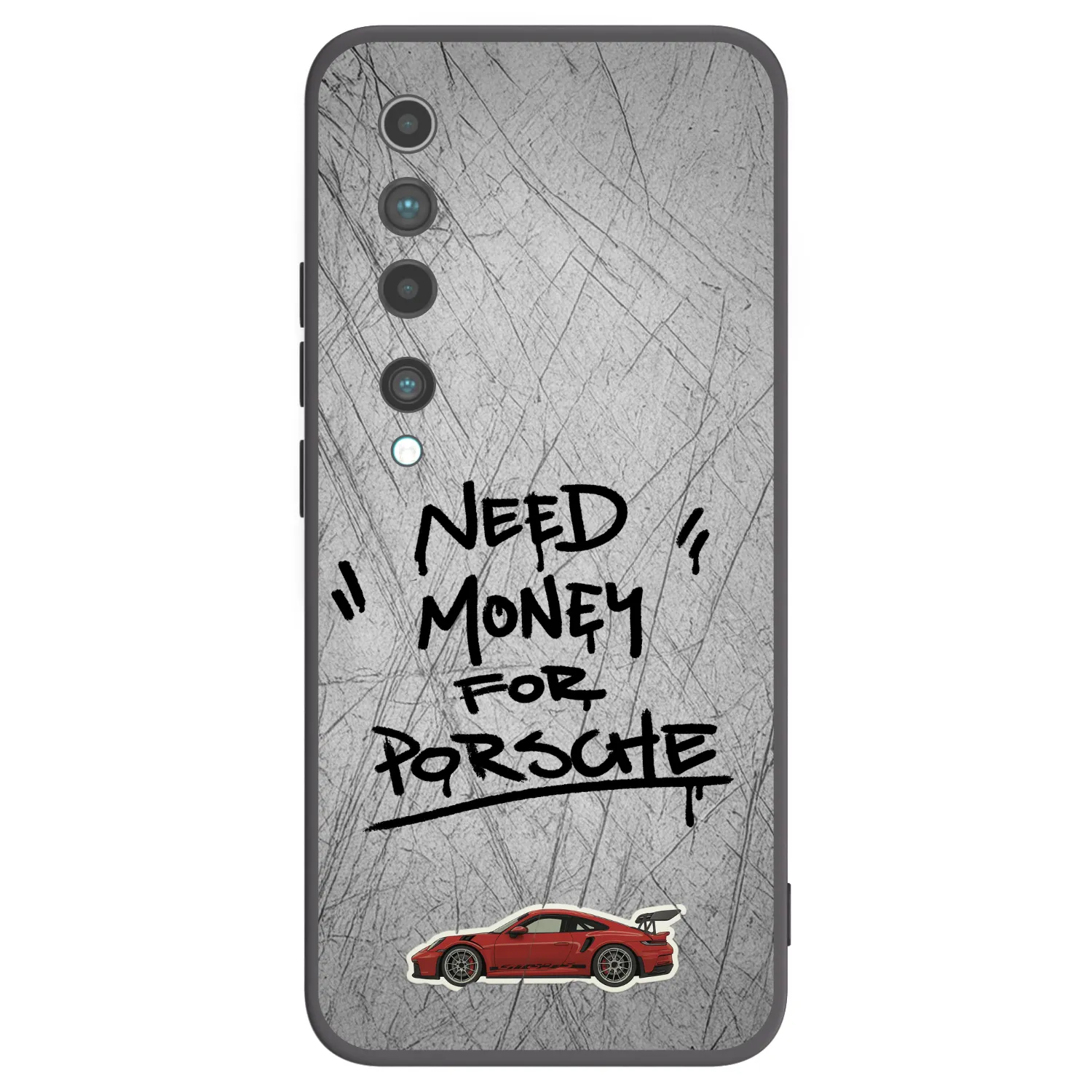Picasee silikonový černý obal pro Xiaomi Mi 10 - Grey Drift
