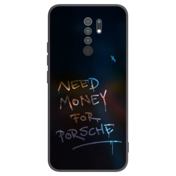 Picasee silikonový černý obal pro Xiaomi Redmi 9 - Neon Nights