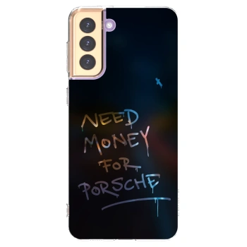 Picasee silikonový průhledný obal pro Samsung Galaxy S21+ 5G G996F - Neon Nights
