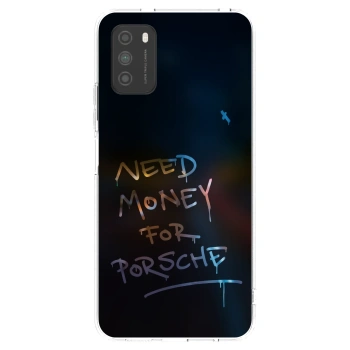Picasee silikonový průhledný obal pro Xiaomi Poco M3 - Neon Nights