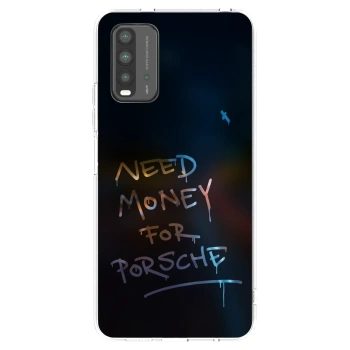 Picasee silikonový průhledný obal pro Xiaomi Redmi 9T - Neon Nights