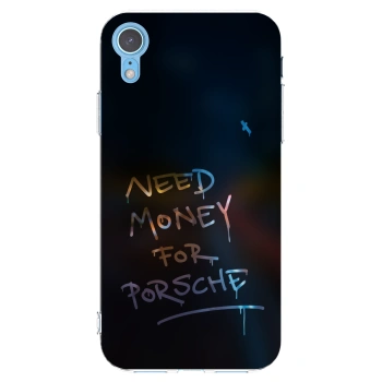 Picasee silikonový průhledný obal pro Apple iPhone XR - Neon Nights